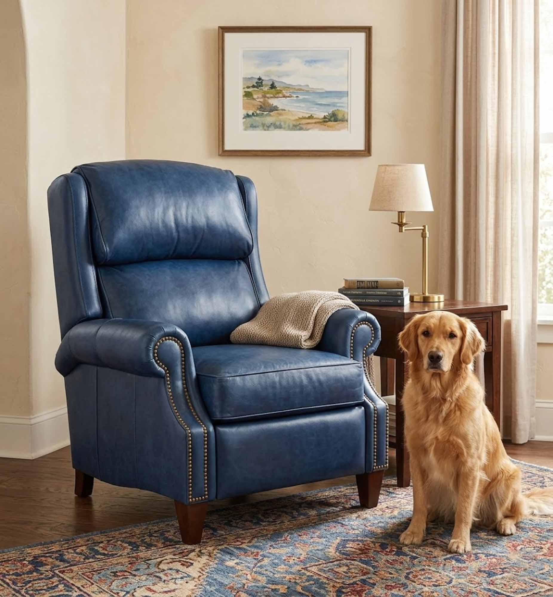 Hughes Leather Recliner - Image 11