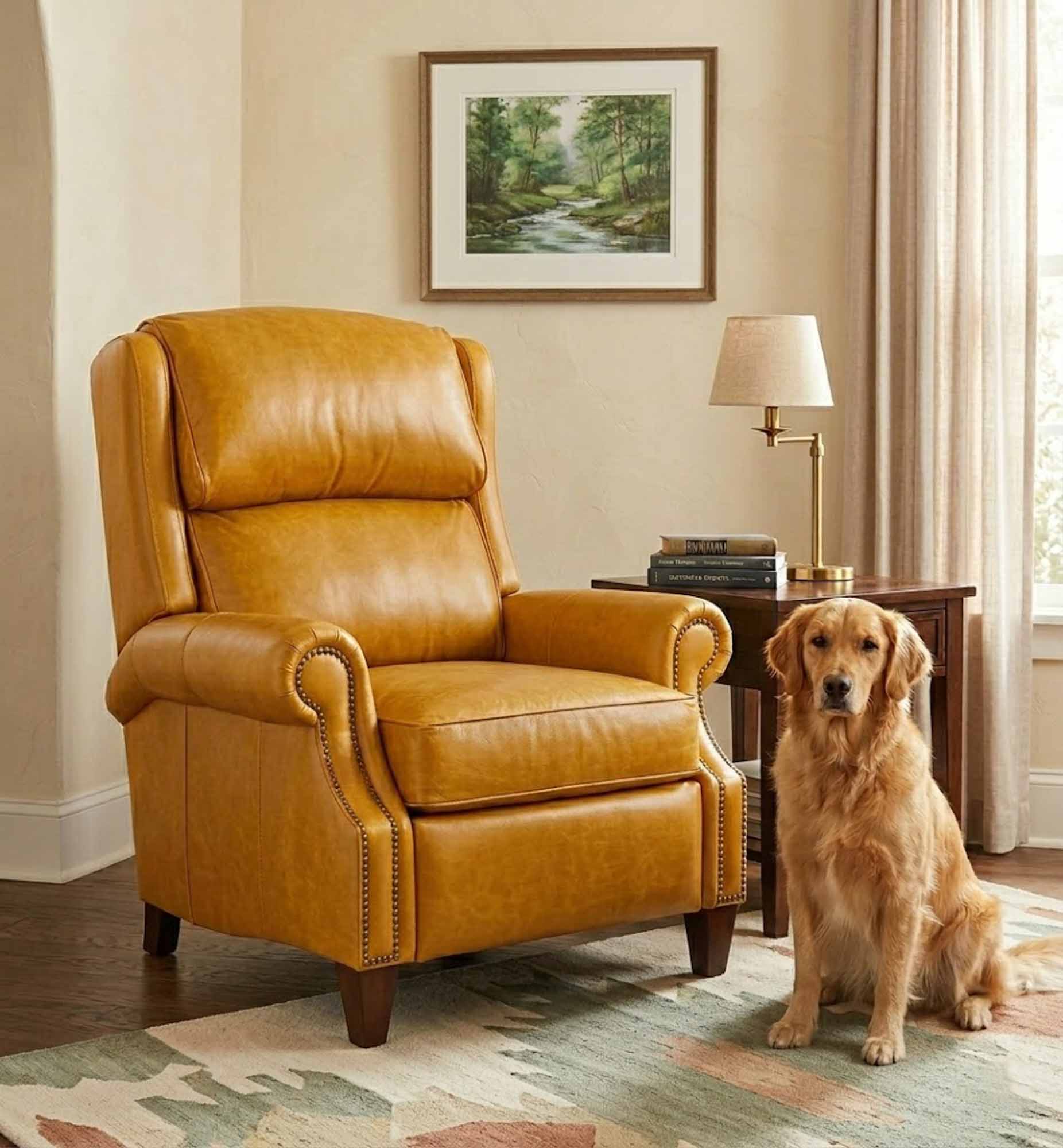 Hughes Leather Recliner - Image 12