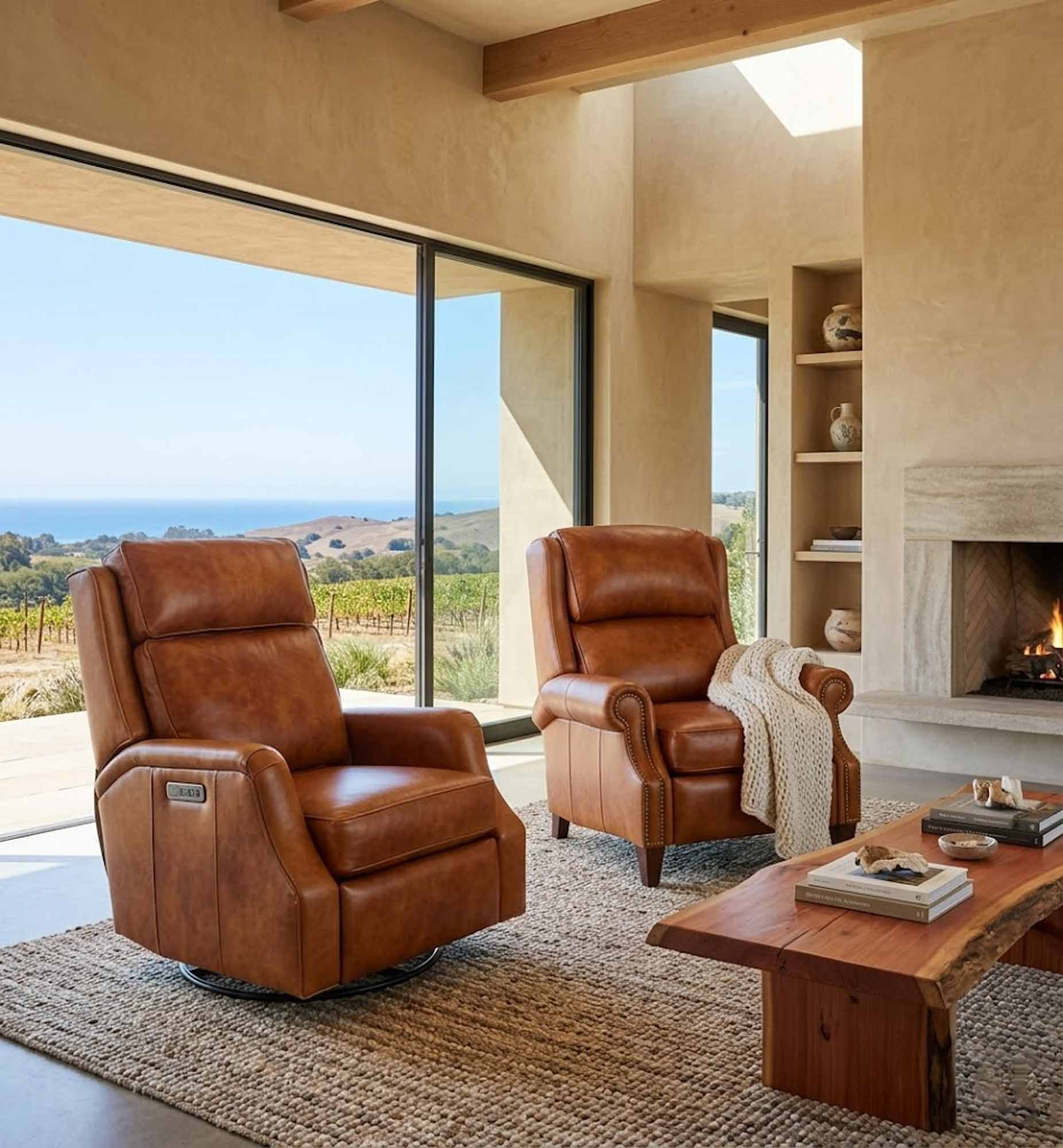 Hughes Leather Recliner - Image 13