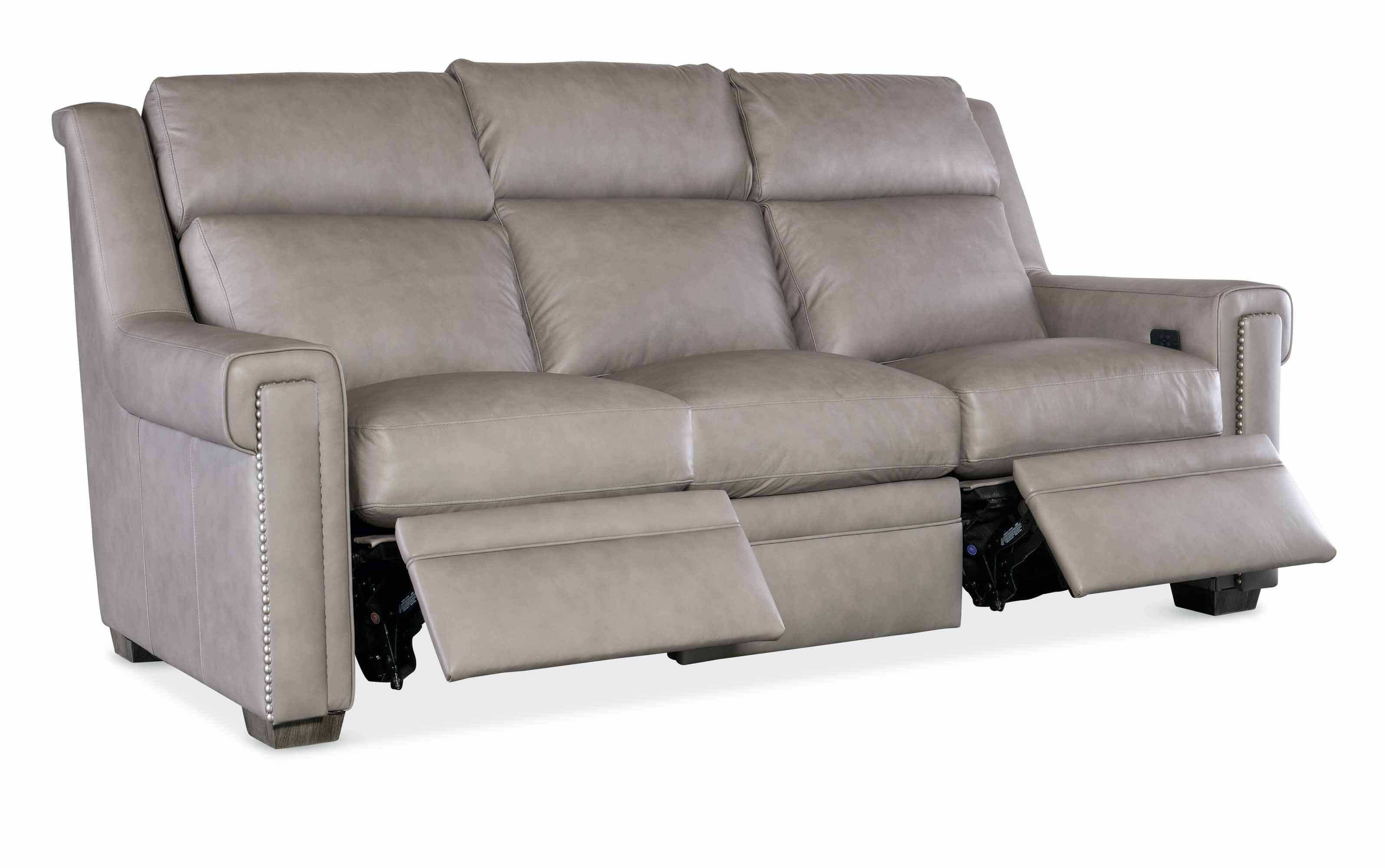 Huntsman Leather Power Reclining Sofa With Articulating Headrest - Image 5