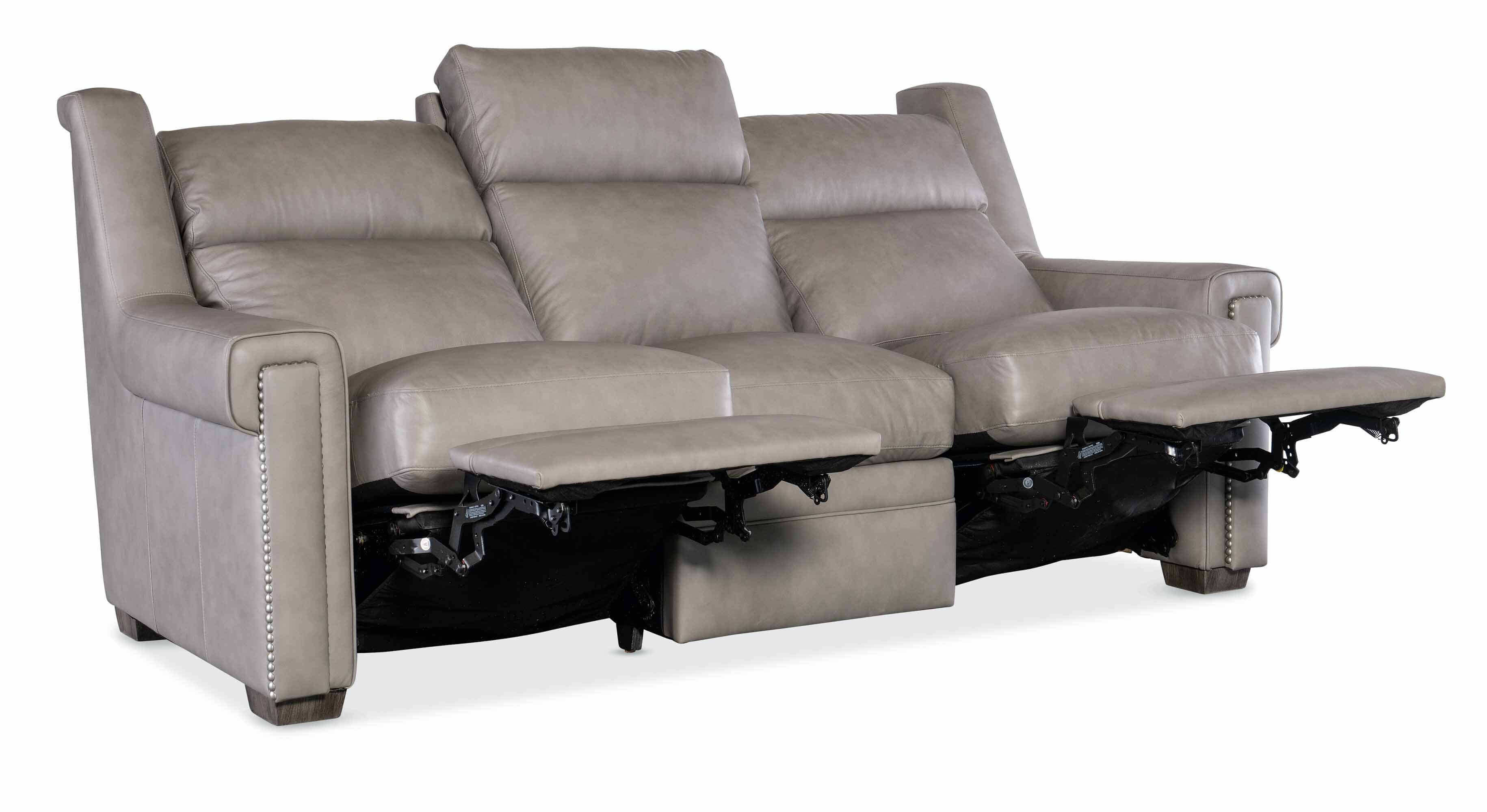 Huntsman Leather Power Reclining Sofa With Articulating Headrest - Image 6