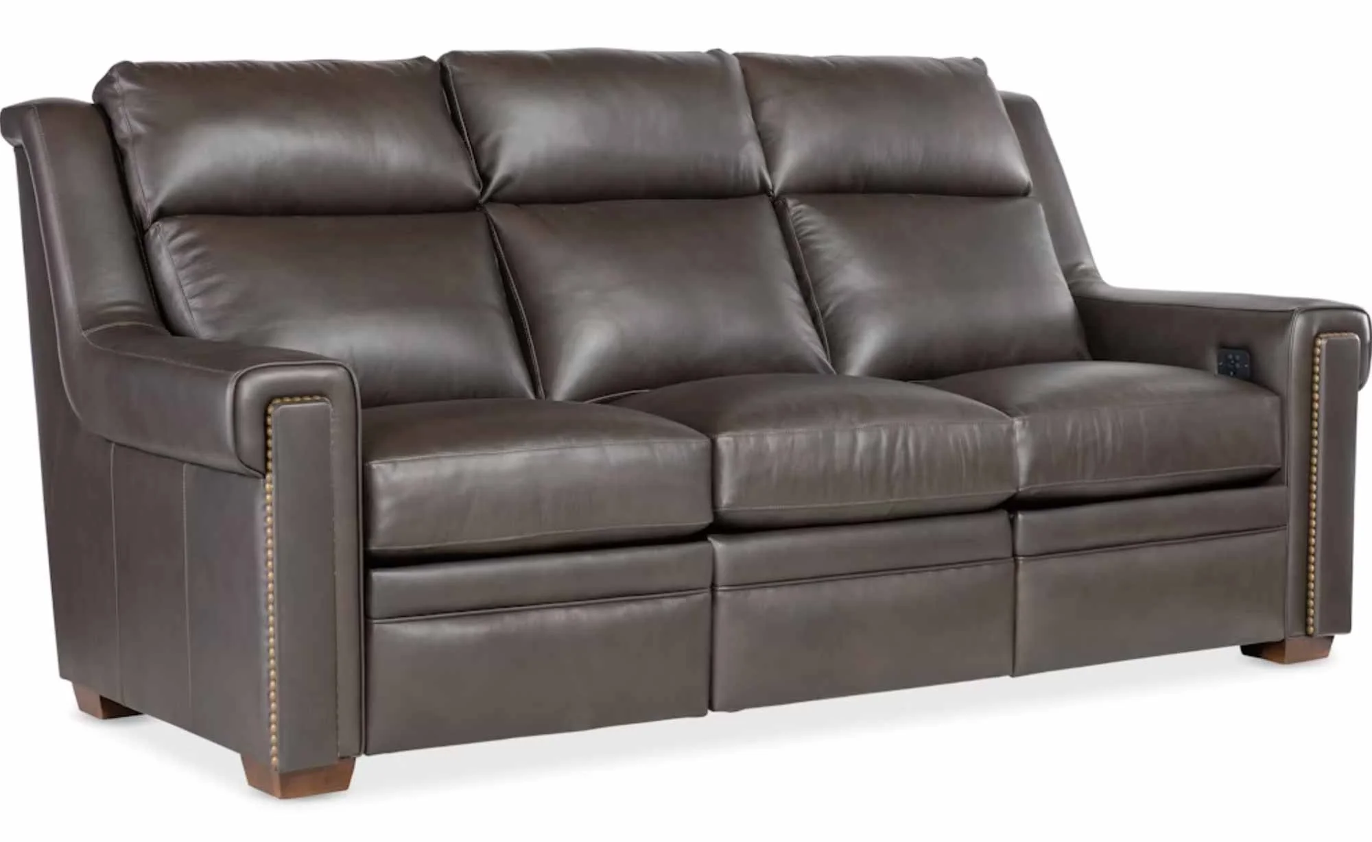 Huntsman Leather Power Reclining Sofa With Articulating Headrest - Image 7