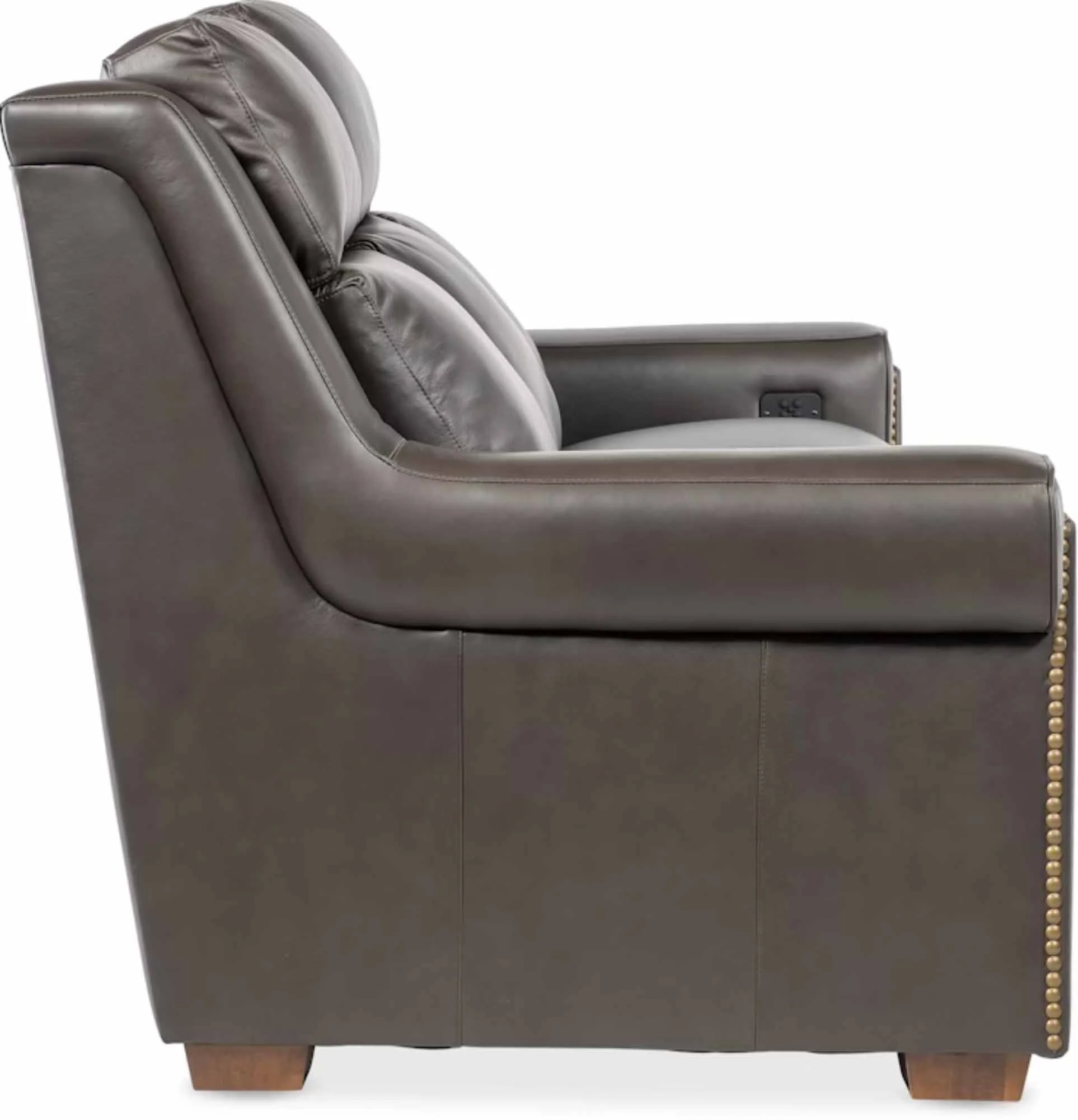 Huntsman Leather Power Reclining Sofa With Articulating Headrest - Image 9