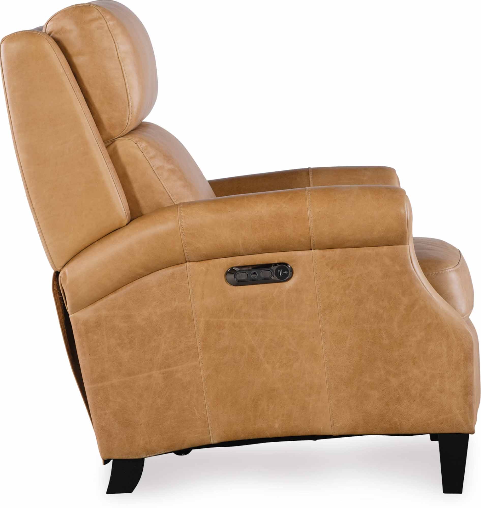 Hurley Leather Power Recliner With Articulating Headrest - Image 3