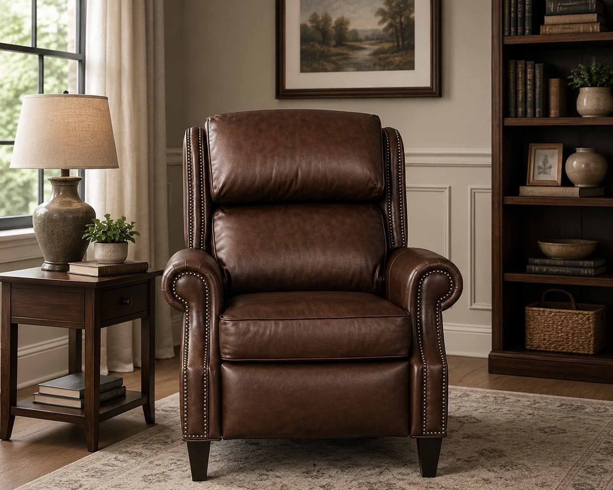 Huss Leather Recliner - Image 8