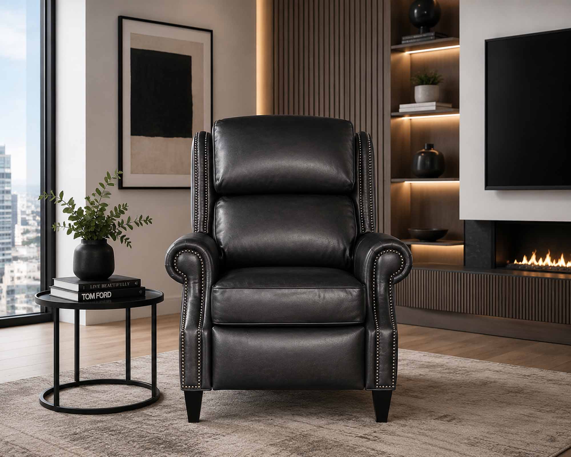 Huss Leather Recliner - Image 9