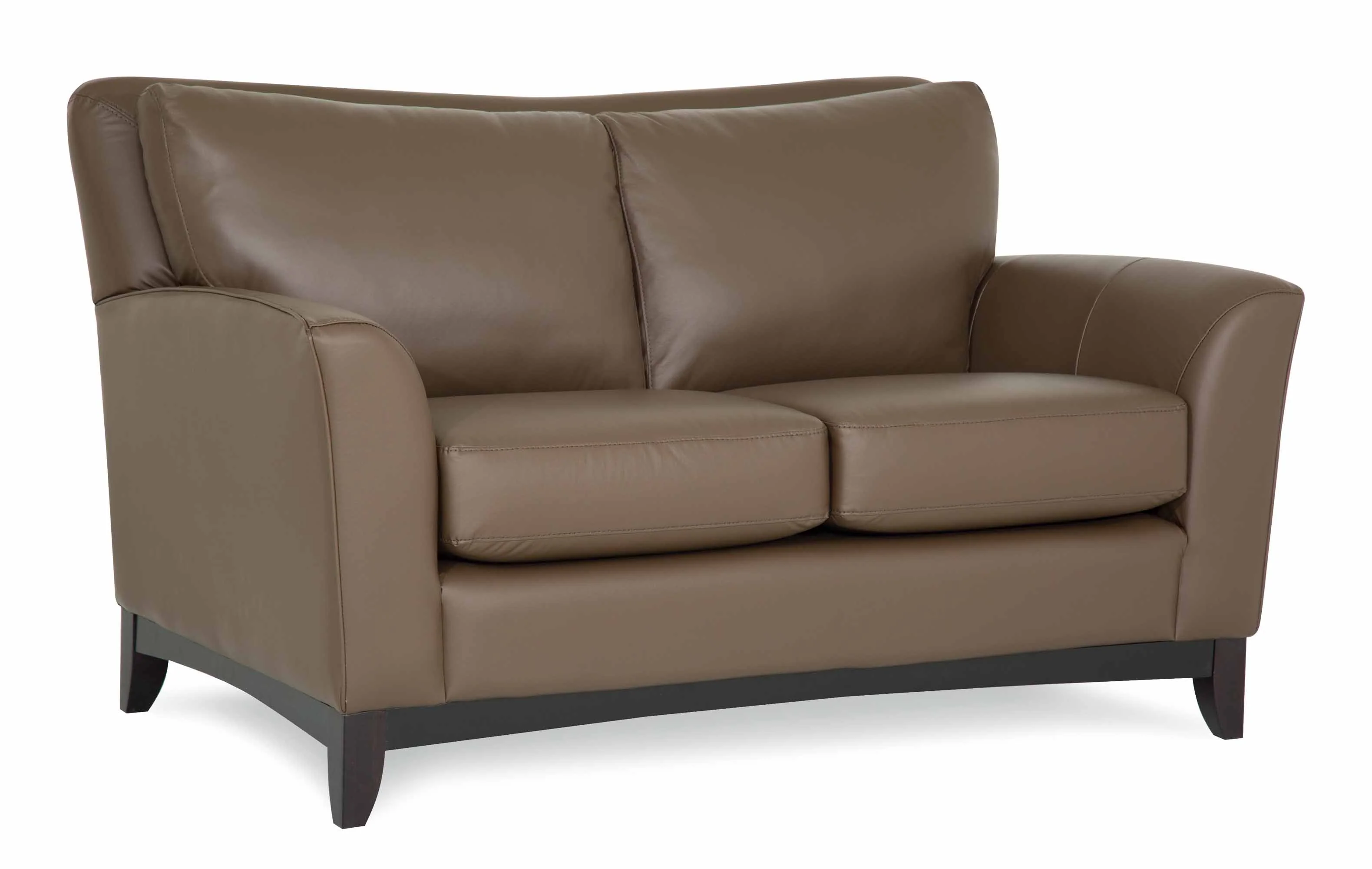 India Leather Loveseat