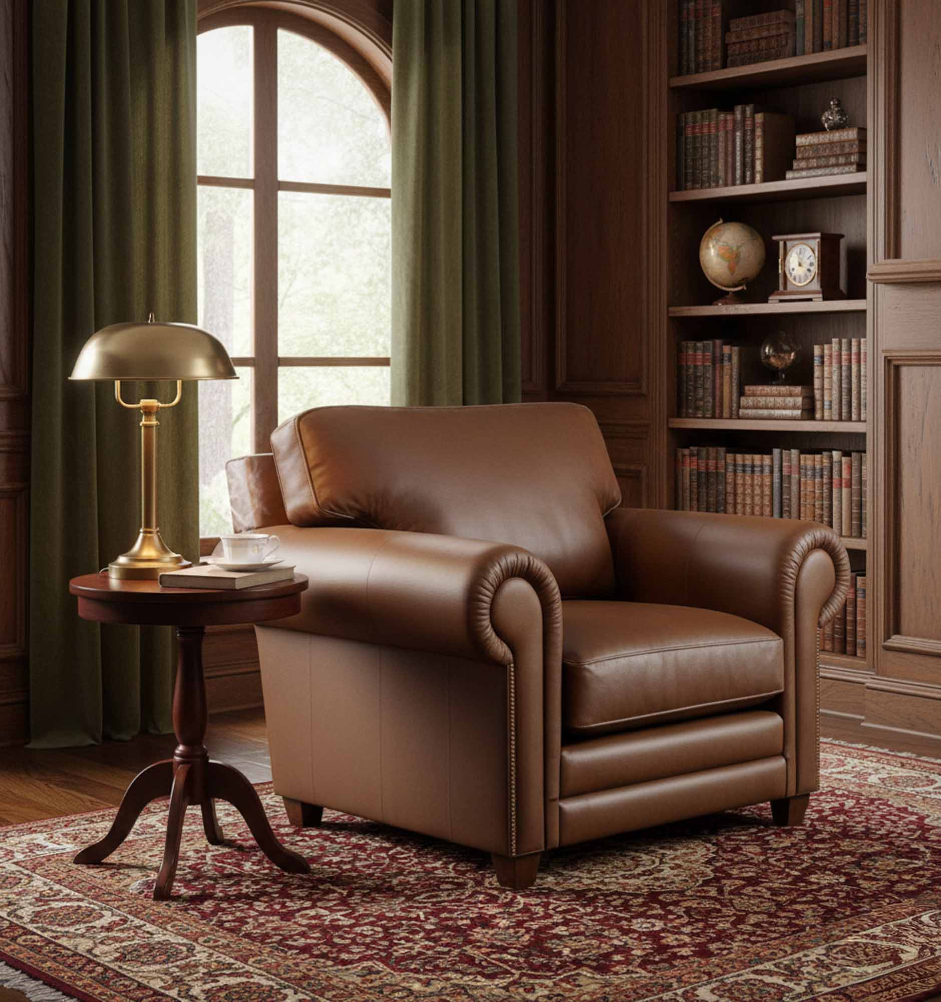 Isenhour Leather Chair - Image 3