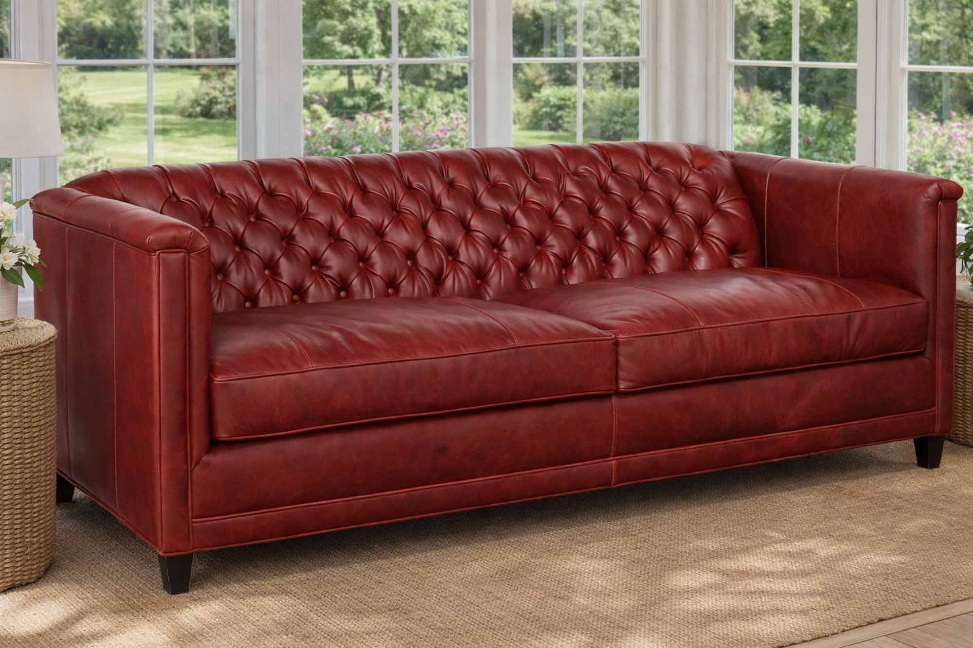 Jaden Leather Sofa - Image 10
