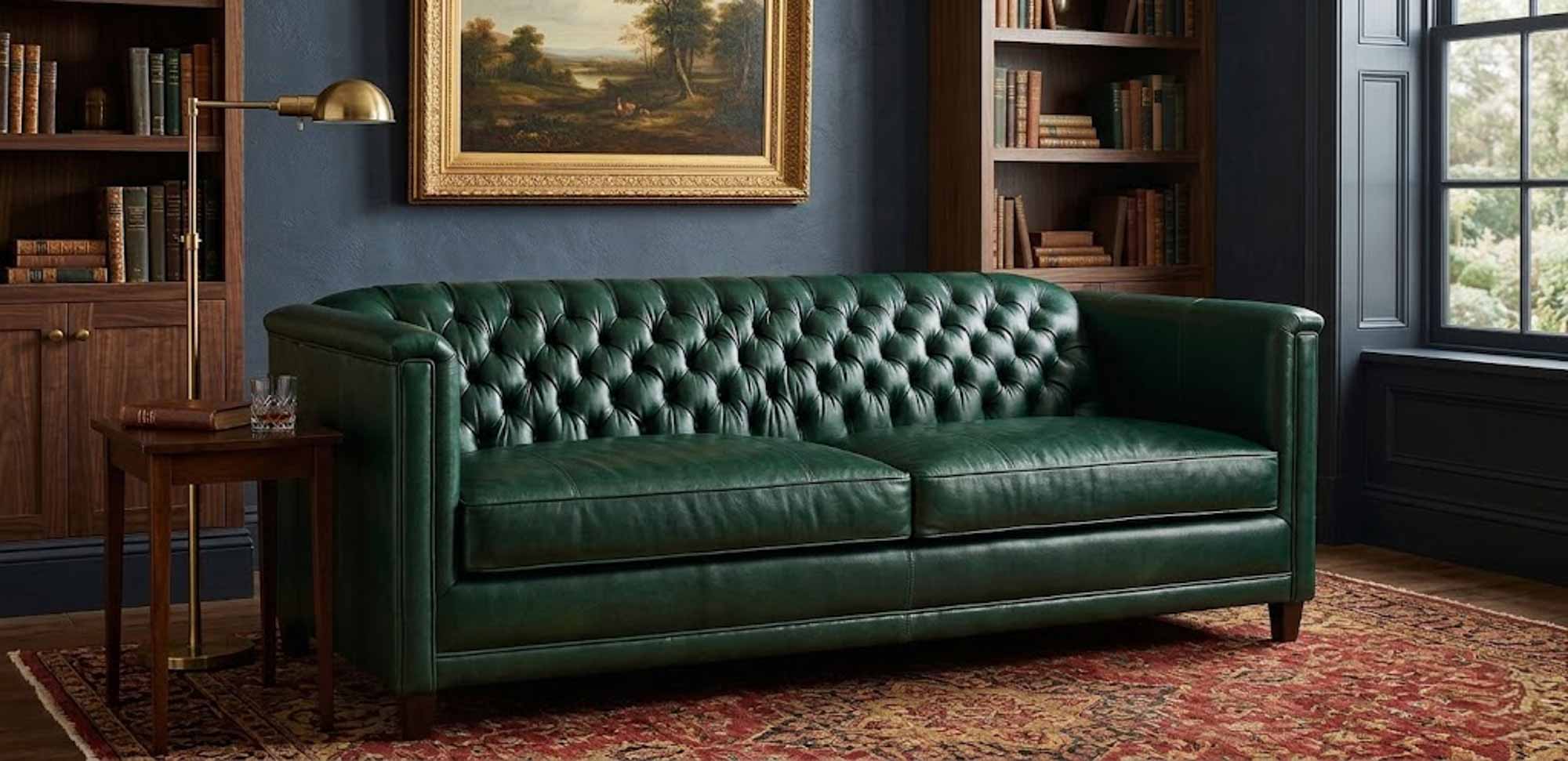 Jaden Leather Sofa - Image 11