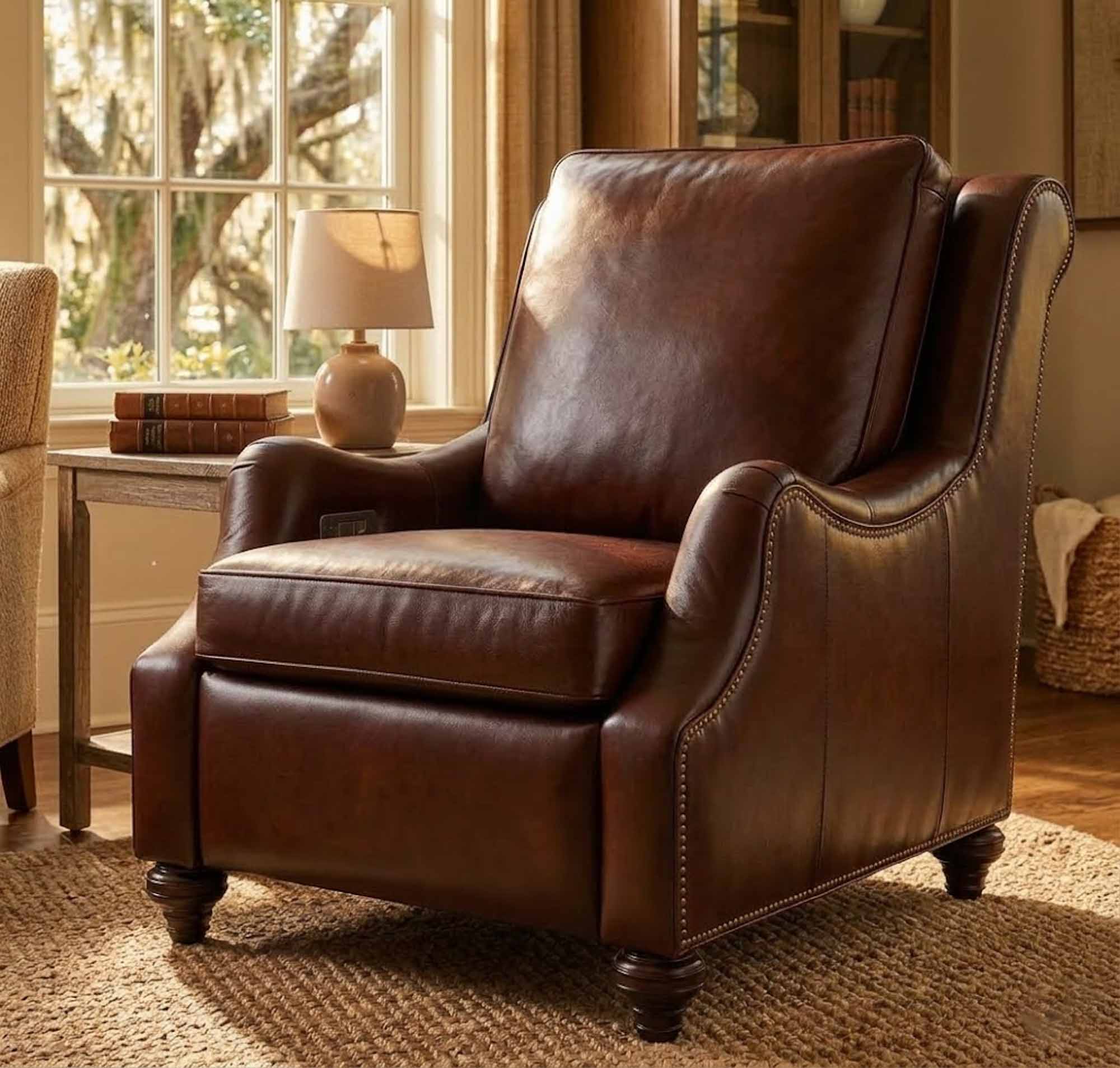 Jake Leather Power Recliner - Image 4
