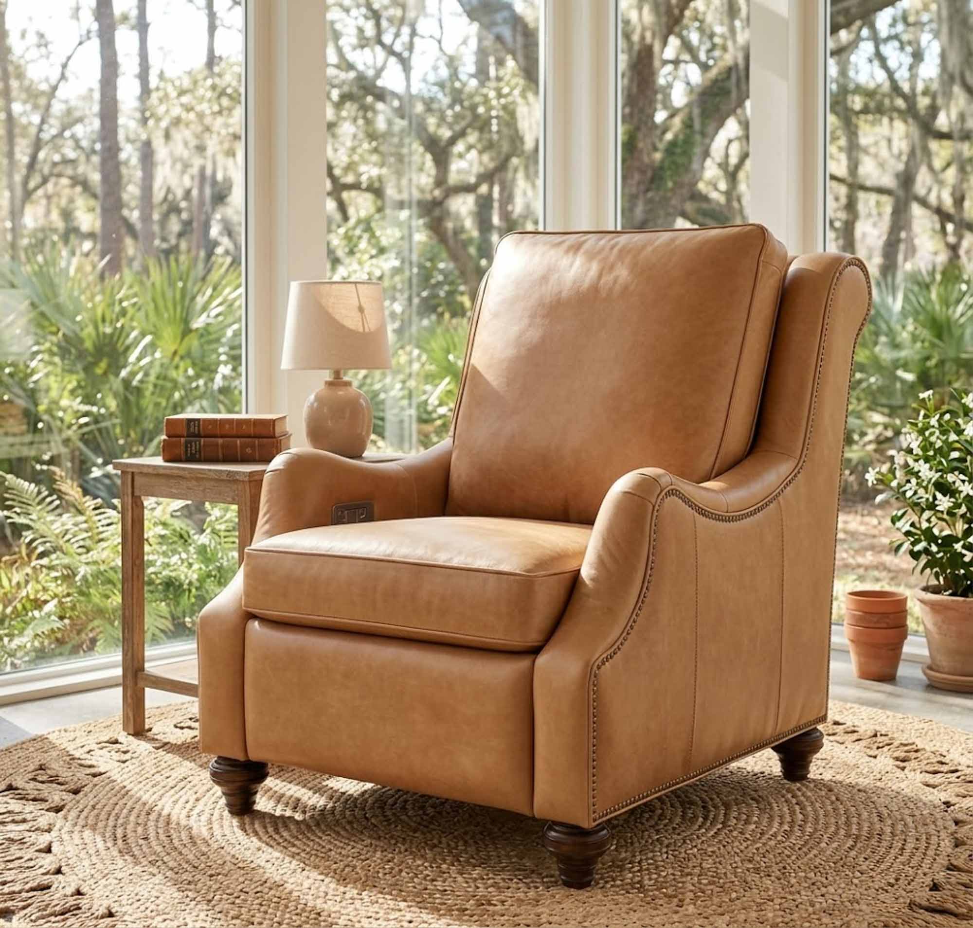 Jake Leather Power Recliner - Image 5