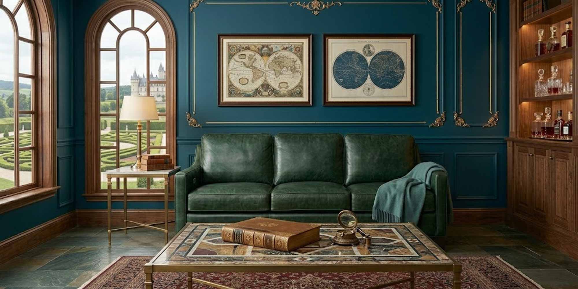 James Leather Loveseat - Image 2