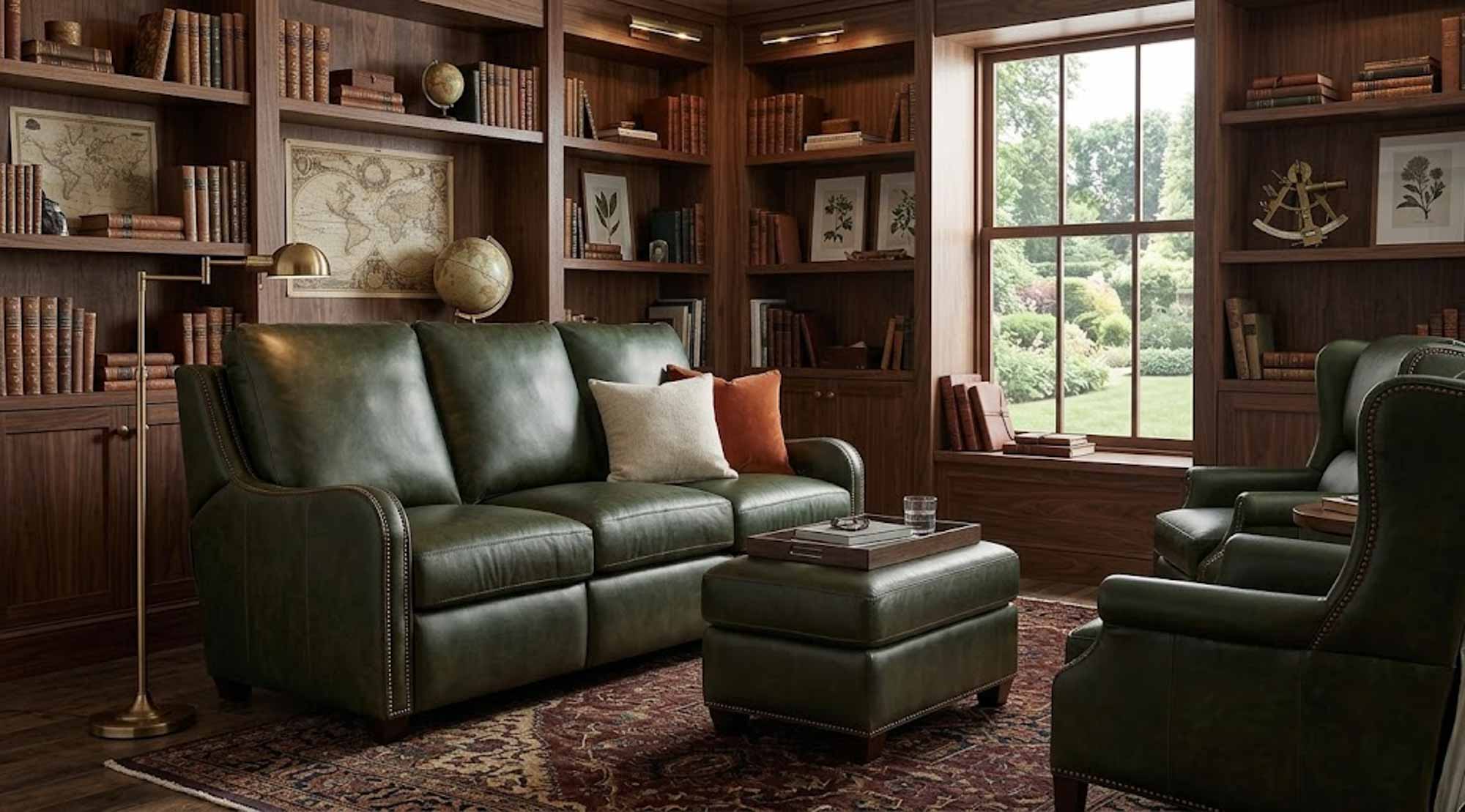 Jamie Leather Power Reclining Sofa With Articulating Headrest - Image 4