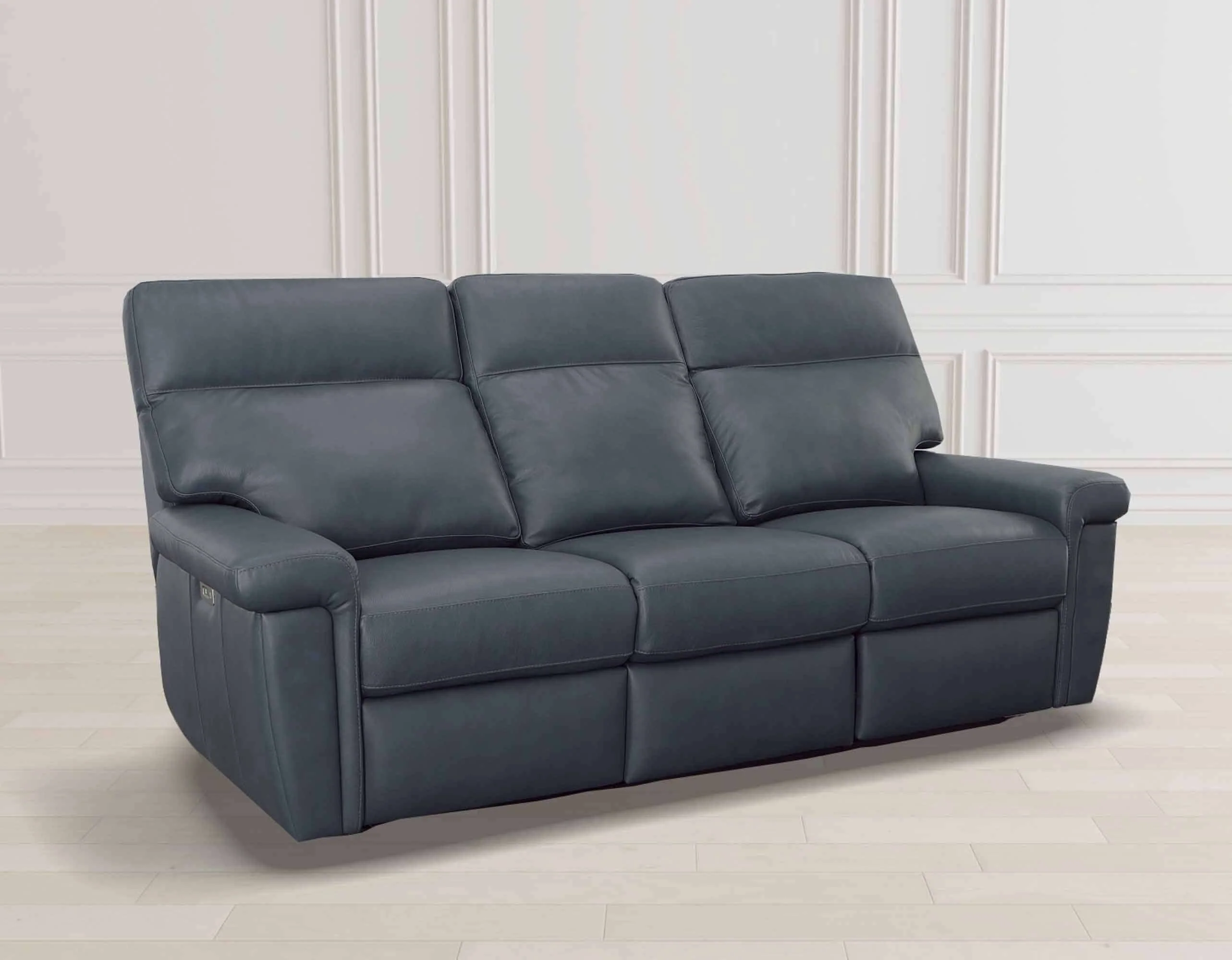 Jett Leather Power Reclining Zero Gravity Loveseat With Articulating Headrest