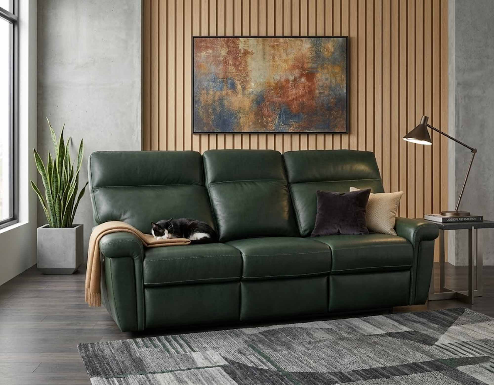 Jett Leather Power Reclining Zero Gravity Loveseat With Articulating Headrest - Image 3