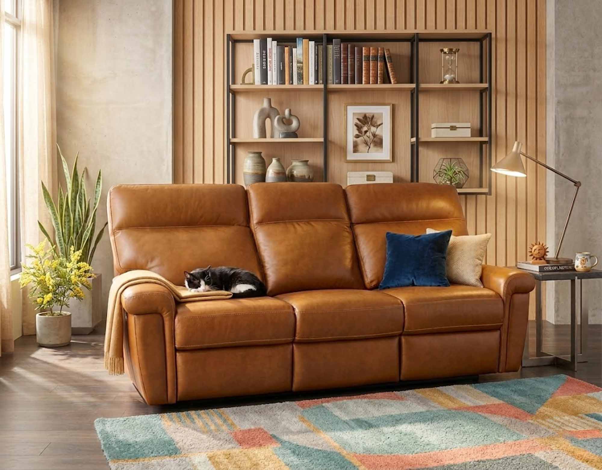 Jett Leather Power Reclining Zero Gravity Loveseat With Articulating Headrest - Image 4