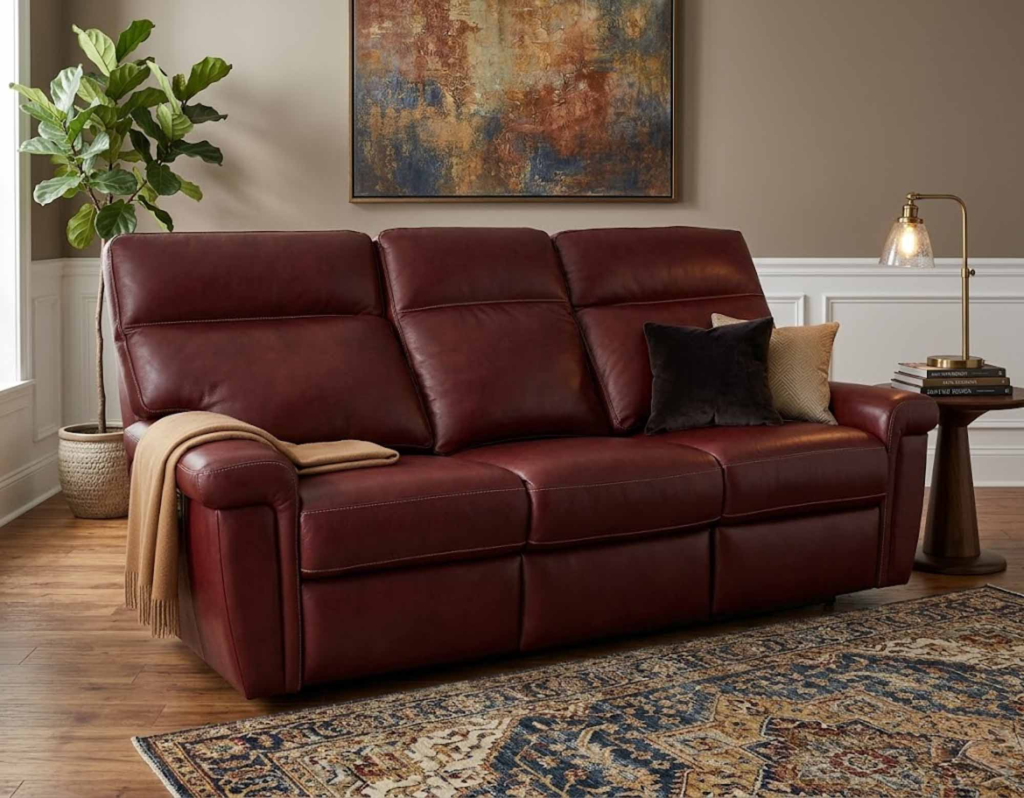 Jett Leather Power Reclining Zero Gravity Loveseat With Articulating Headrest - Image 5