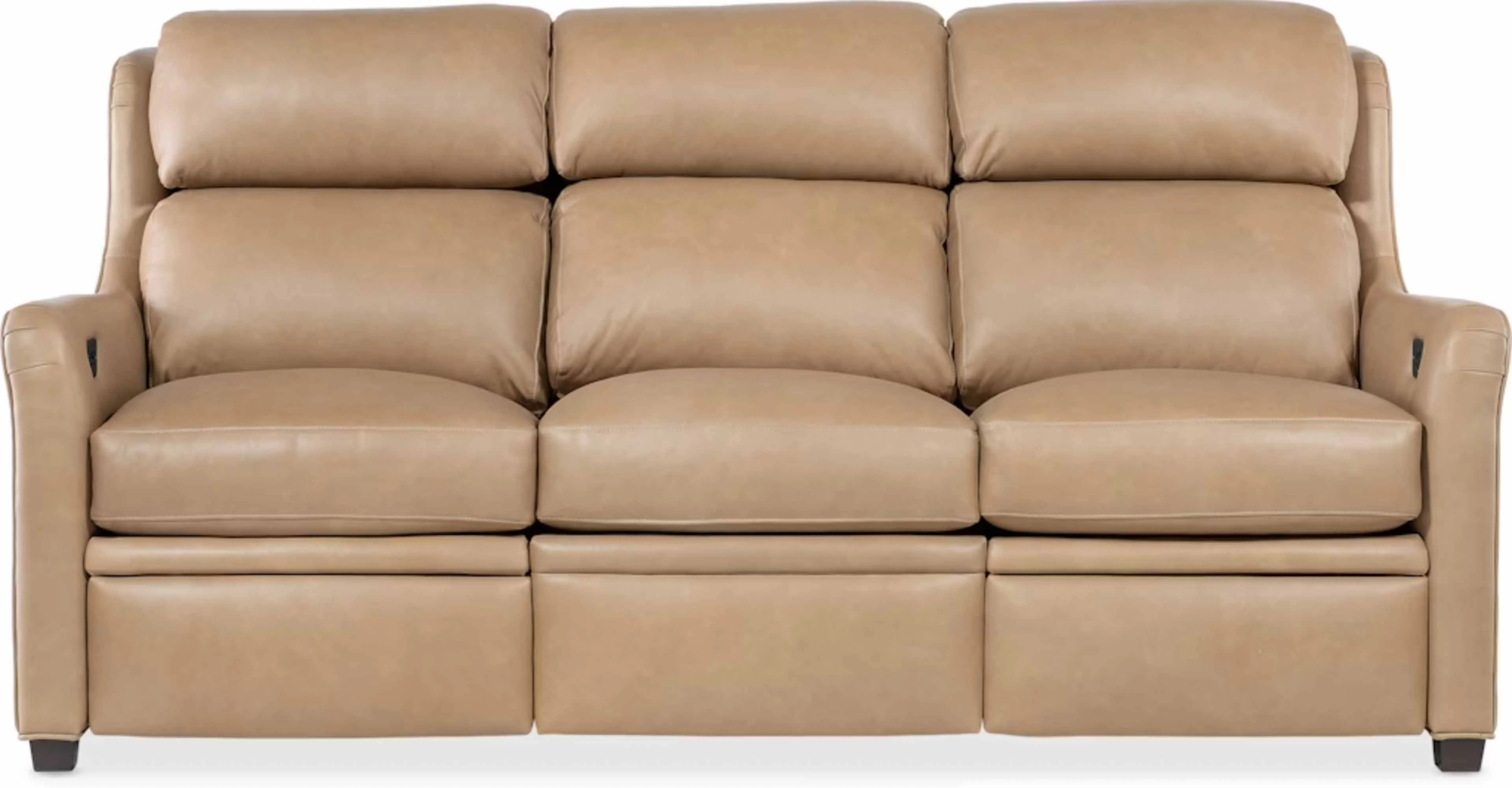 Johnson Leather Power Reclining Sofa With Articulating Headrest - Image 8