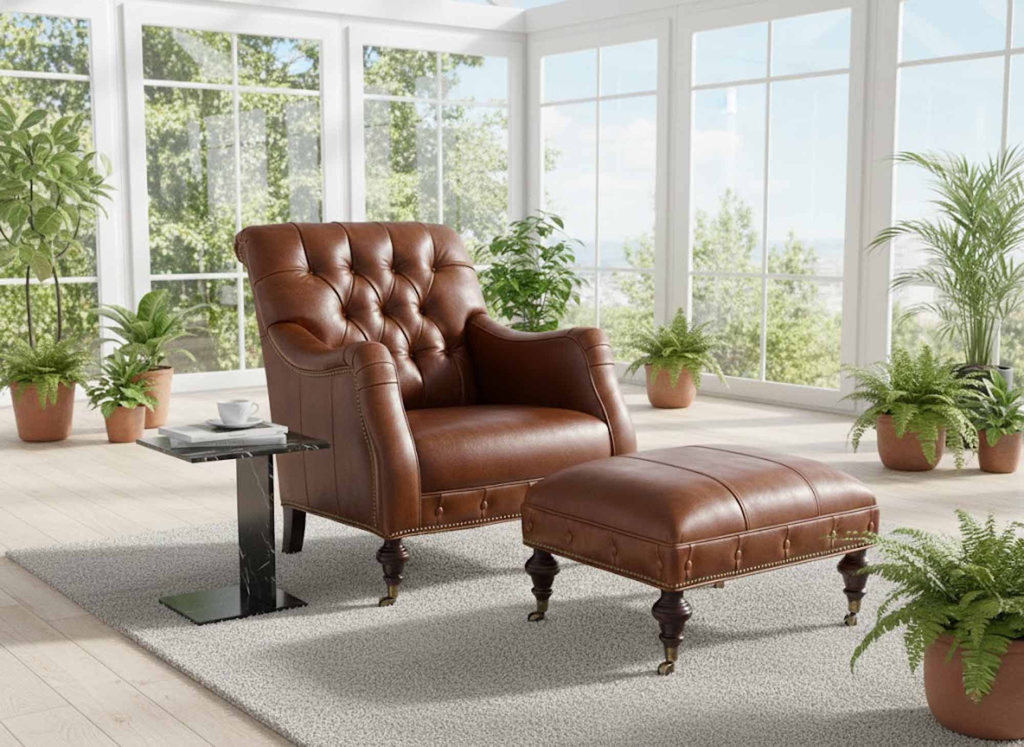 Journeyman Leather Chair - Image 7