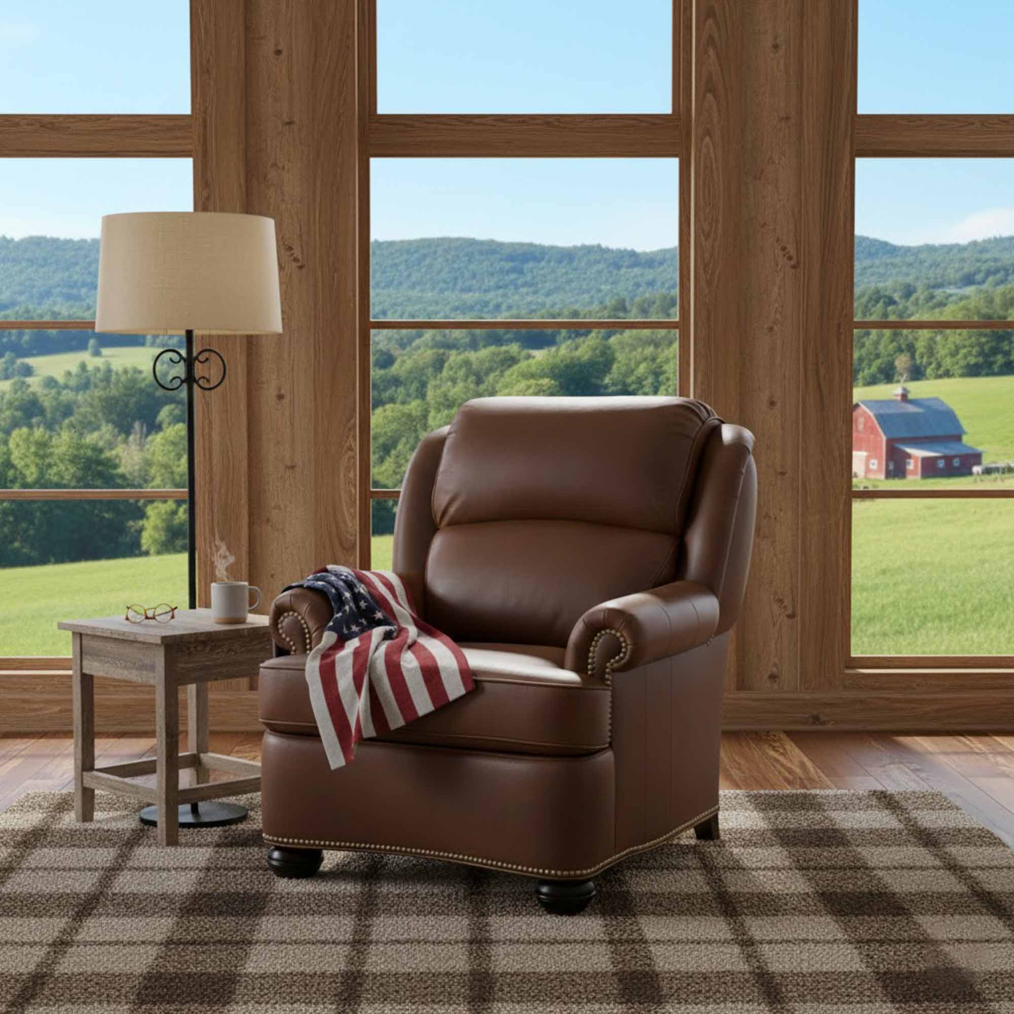 Justin Leather Chair - Image 5