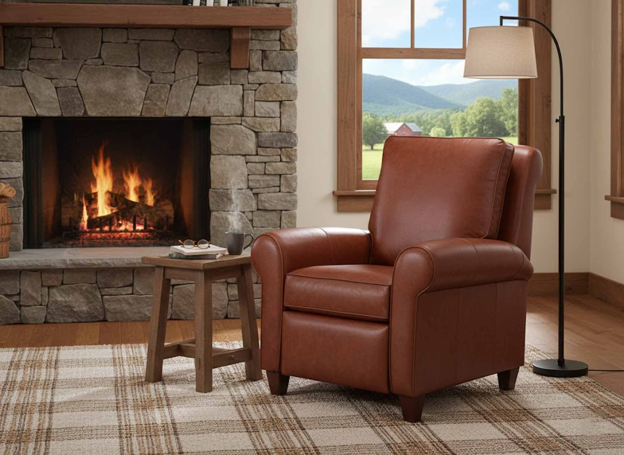 Justin Leather Recliner - Image 3