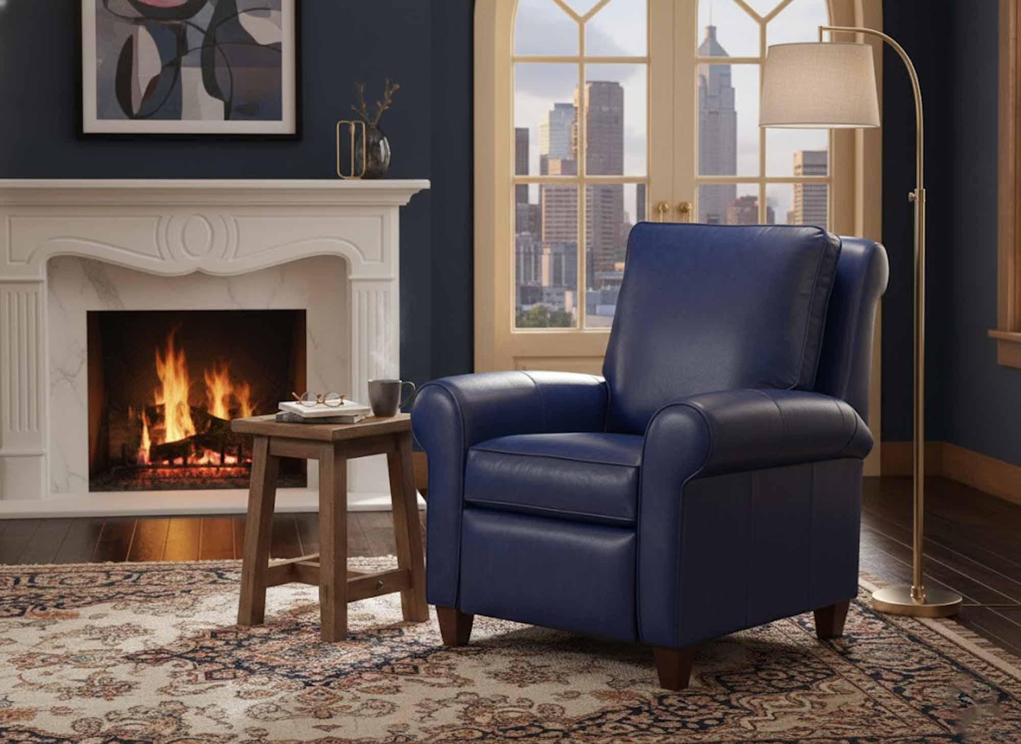 Justin Leather Recliner - Image 4