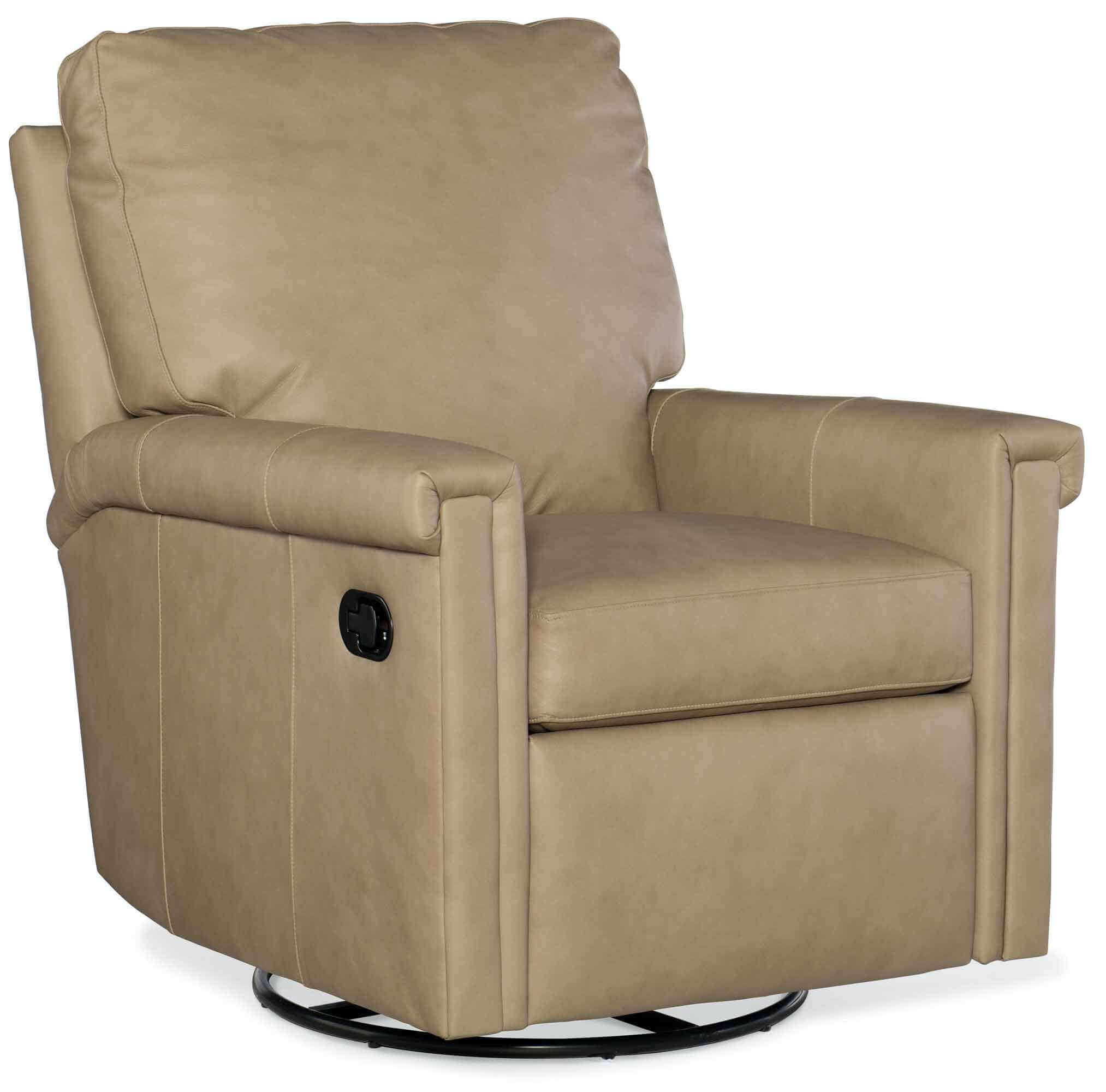 Kara Leather Swivel Glider Recliner