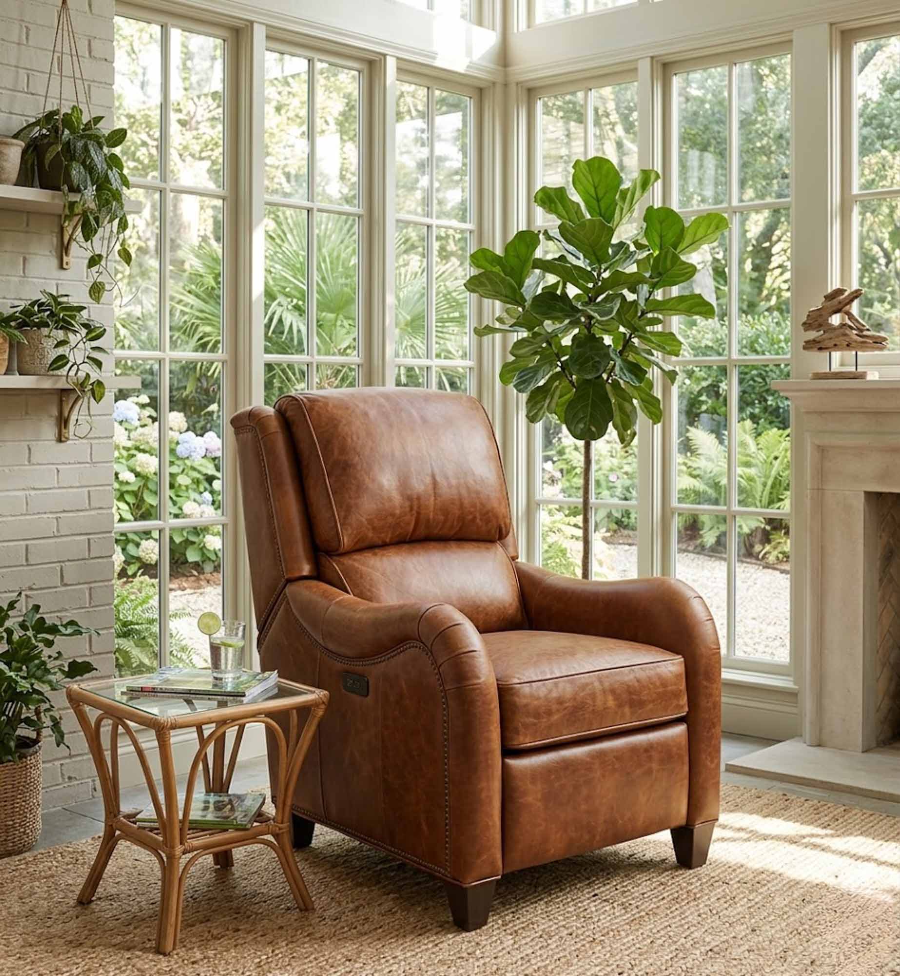 Kashton Leather Power Recliner - Image 13