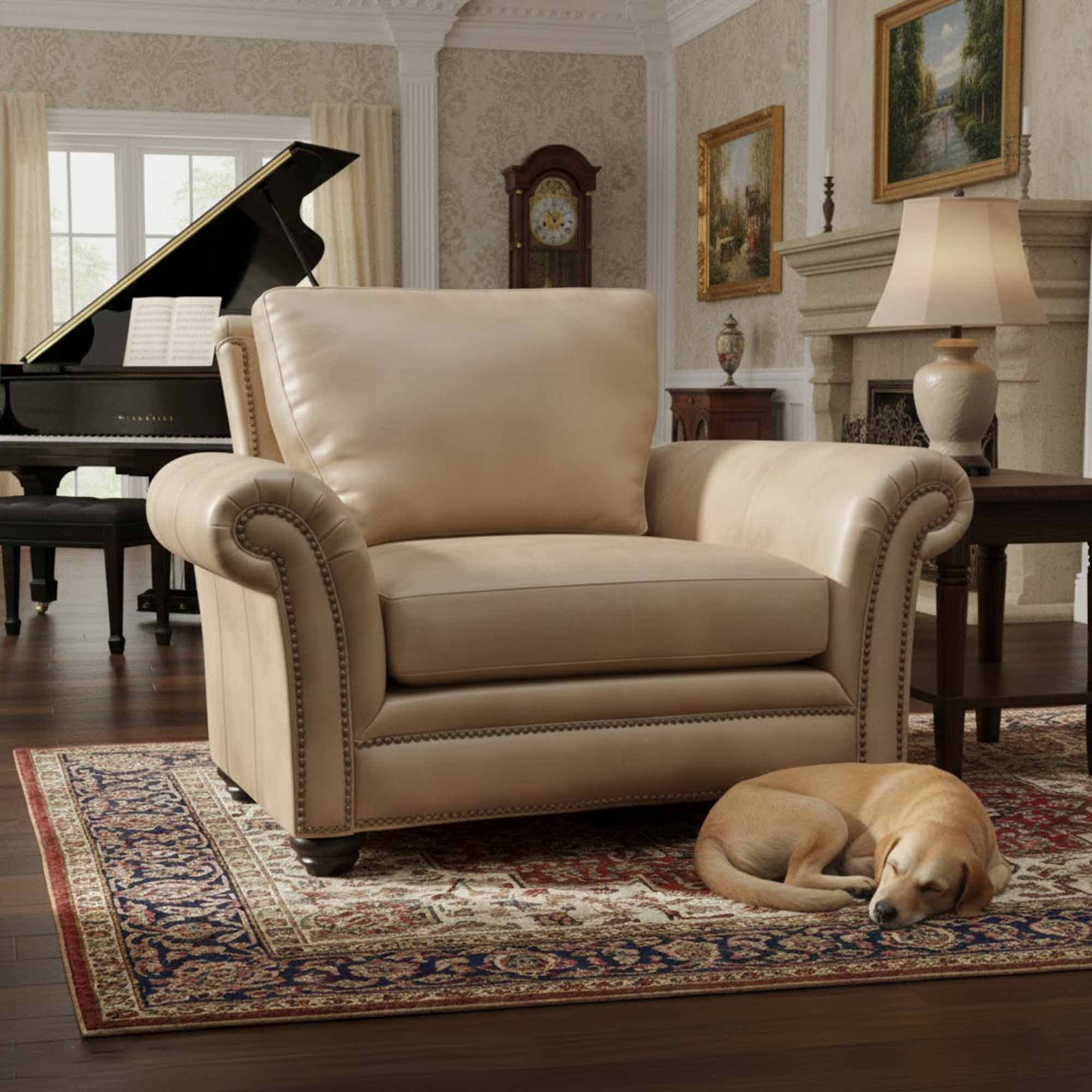 Kaymus Leather Chair - Image 4