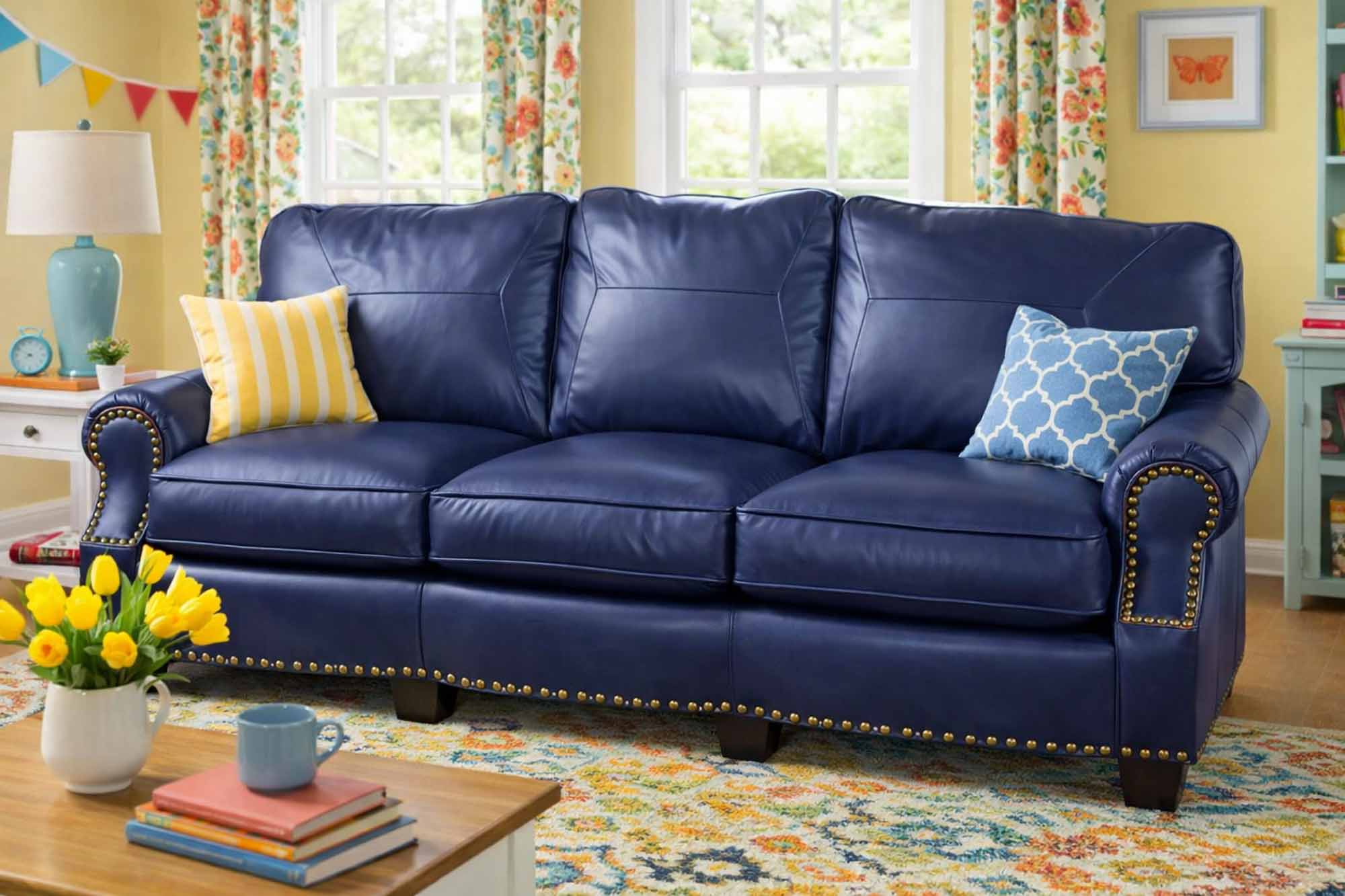 Keaton Leather Sofa - Image 7