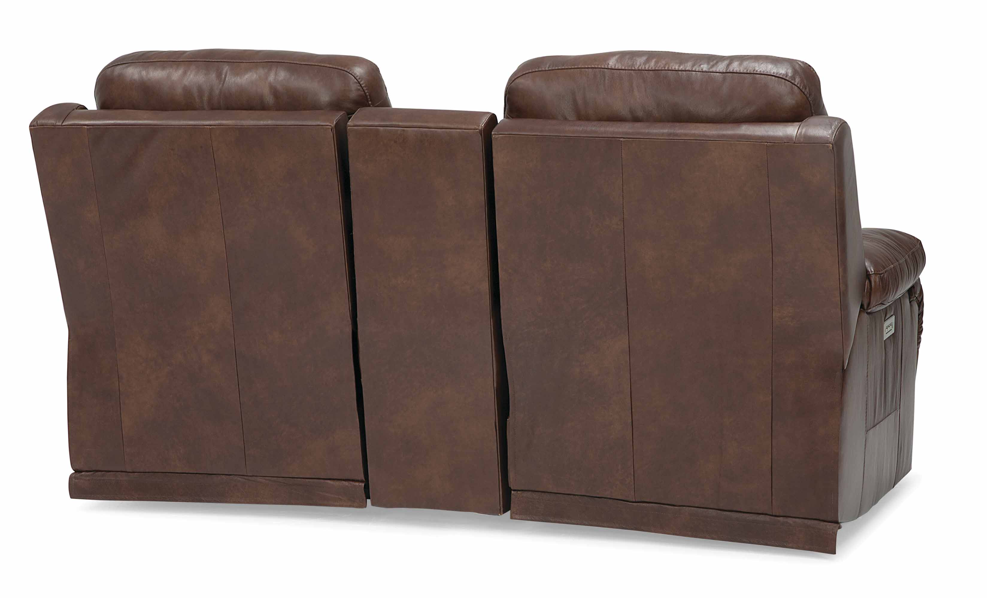 Kenaston Leather Power Reclining Loveseat Console With Articulating Headrest - Image 2