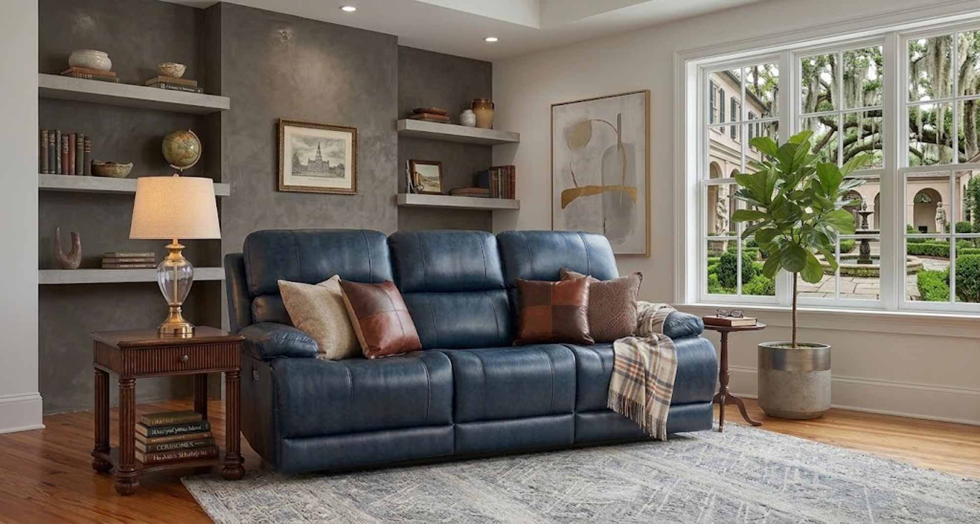 Kenaston Leather Power Reclining Loveseat With Articulating Headrest - Image 12