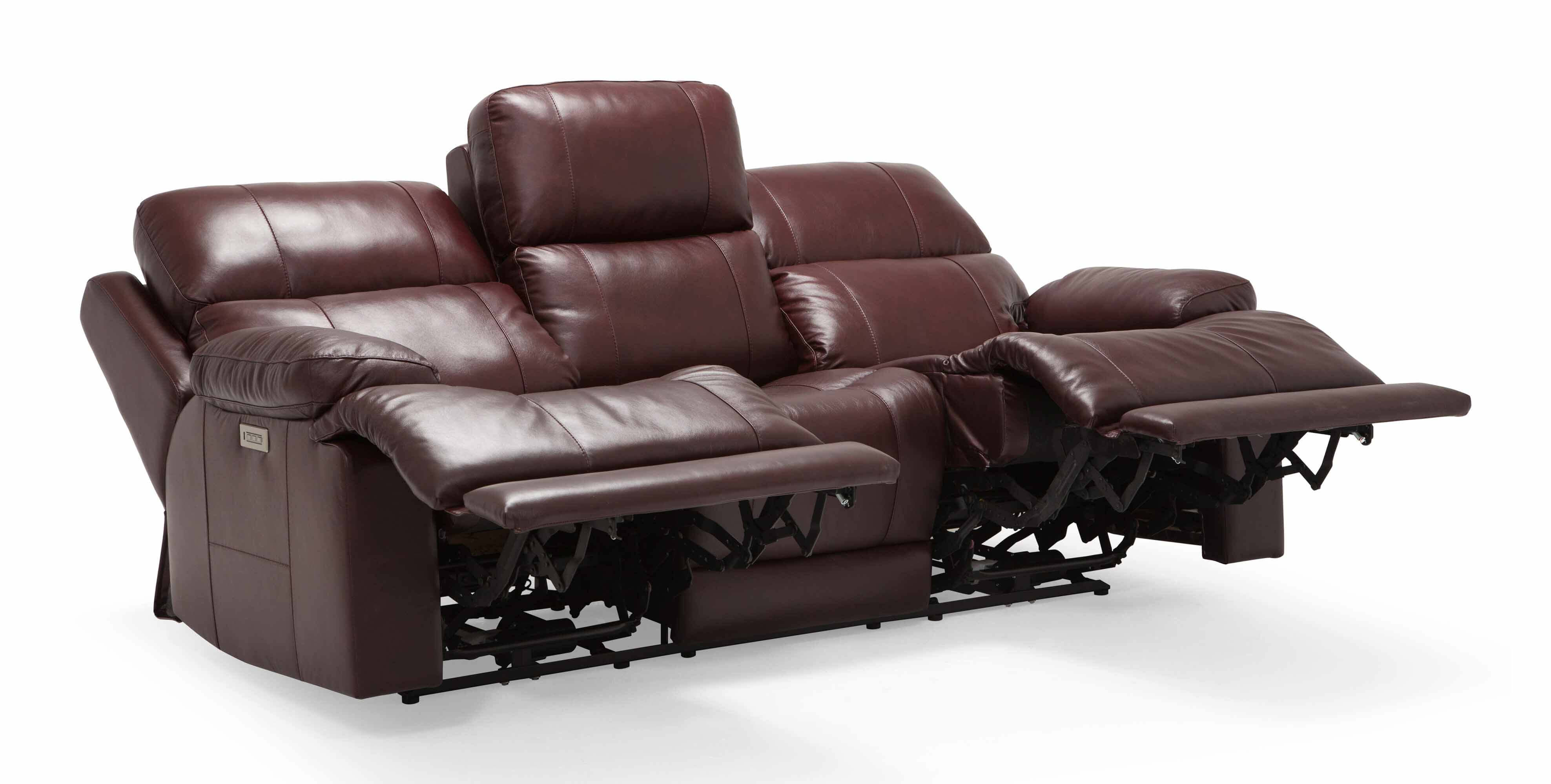 Kenaston Leather Power Reclining Loveseat With Articulating Headrest - Image 5