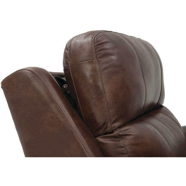Kenaston Leather Power Reclining Sectional With Articulating Headrest - Image 3