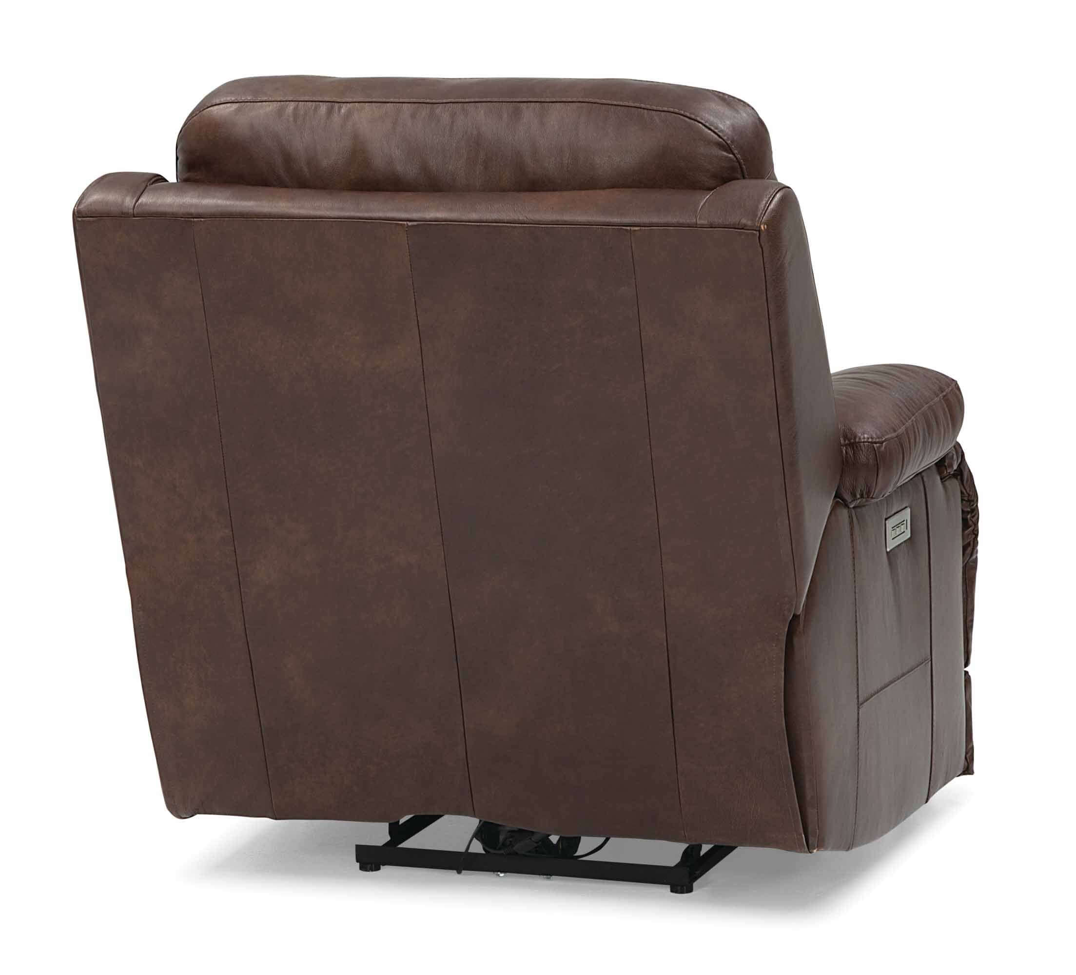 Kenaston Leather Wallhugger Power Recliner With Articulating Headrest - Image 4