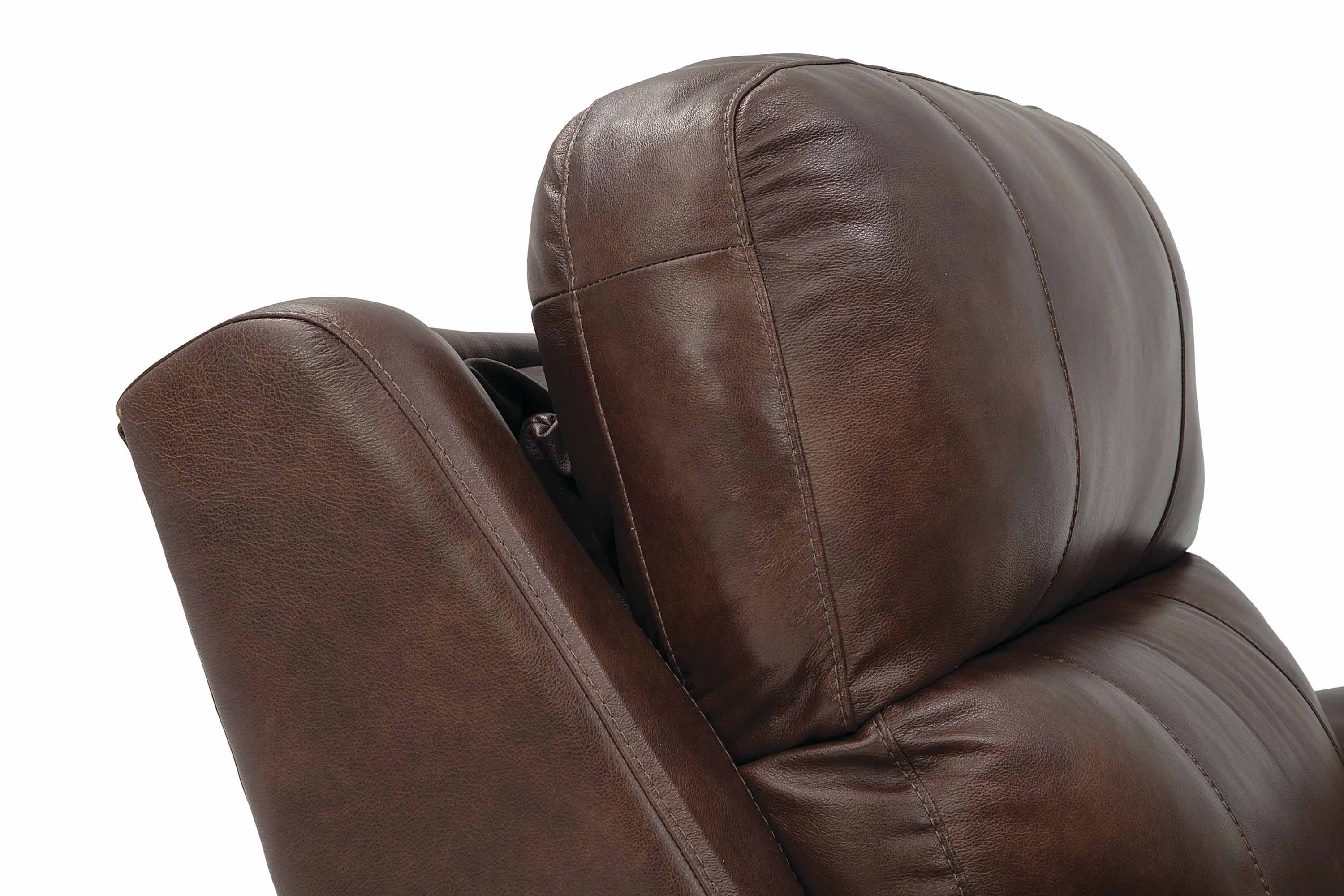 Kenaston Leather Wallhugger Power Recliner With Articulating Headrest - Image 5
