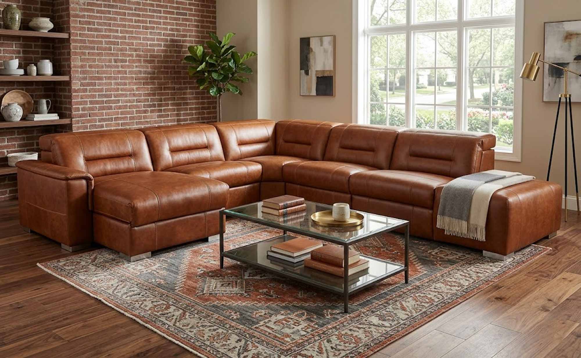 Keoni Leather Power Reclining Sectional With Articulating Headrest - Image 8