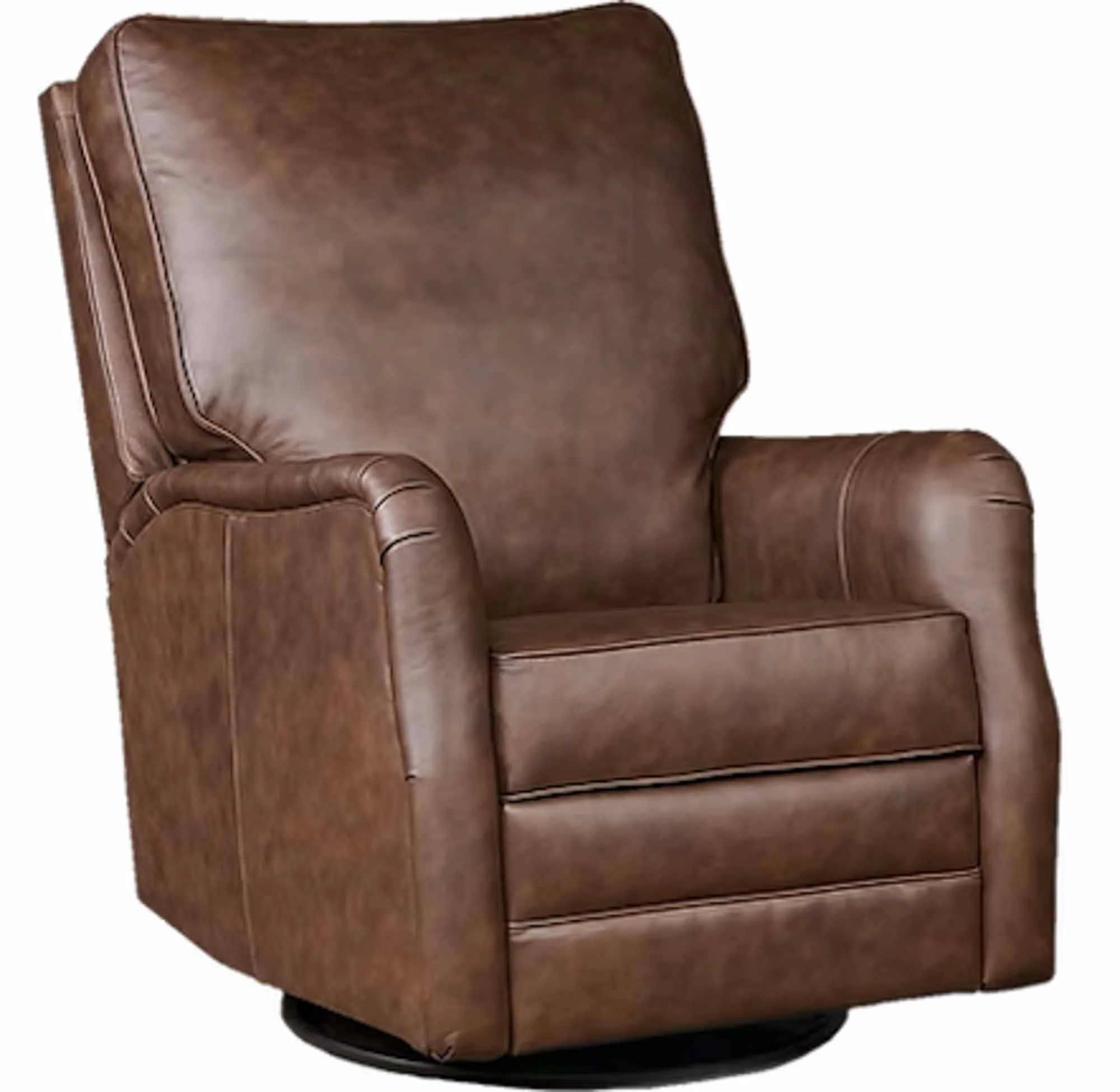 Kevin Leather Swivel Glider Recliner - Image 4