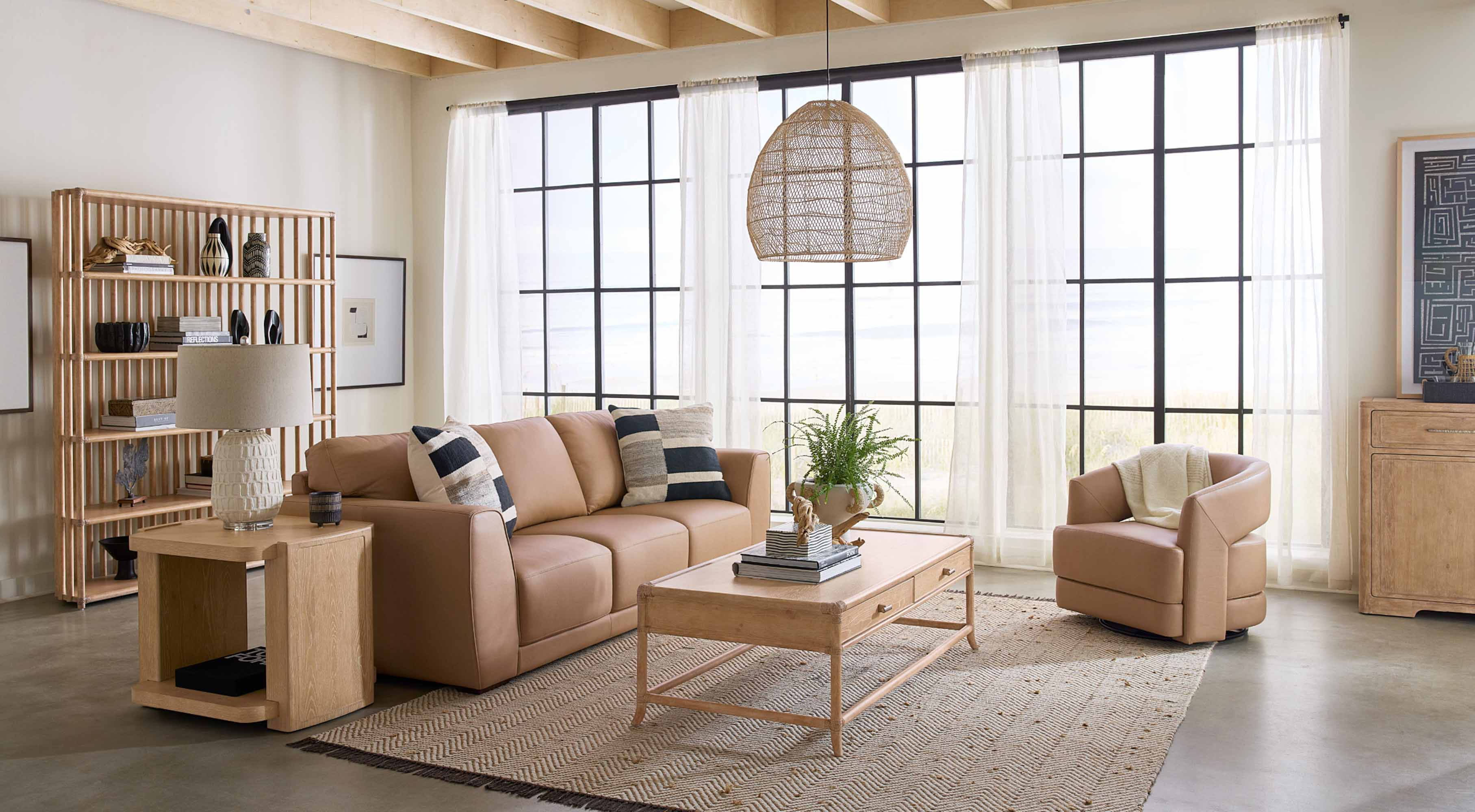 Keys Leather Sofa - Image 5
