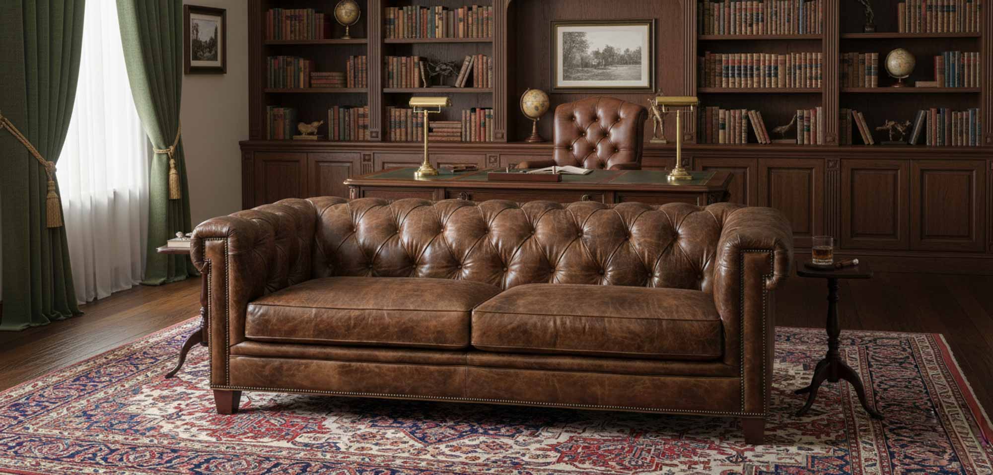 Kimberly Leather Sofa - Image 3