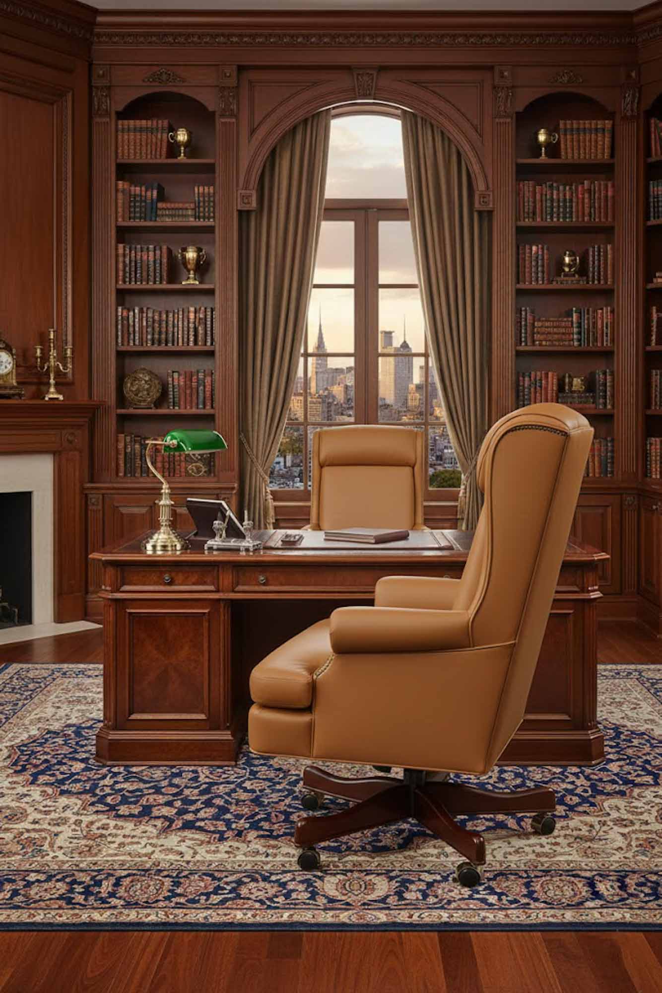 Kincaid Leather Swivel Tilt Chair - Image 10
