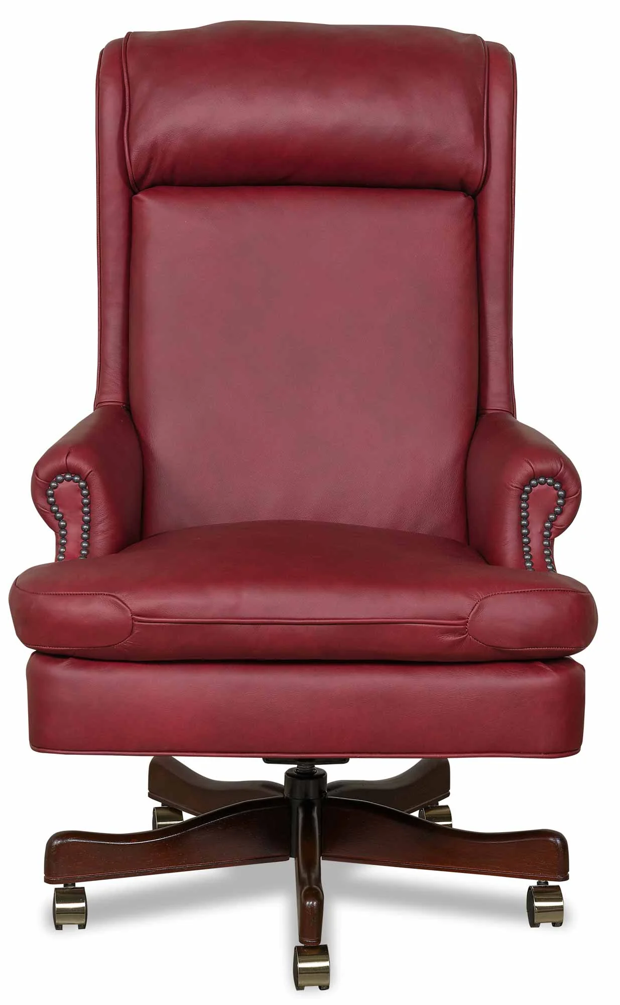 Kincaid Leather Swivel Tilt Chair - Image 4