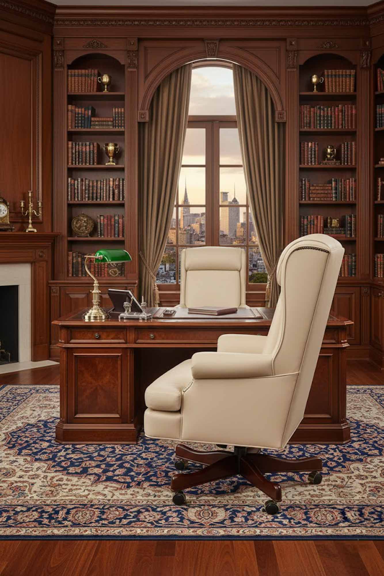Kincaid Leather Swivel Tilt Chair - Image 9
