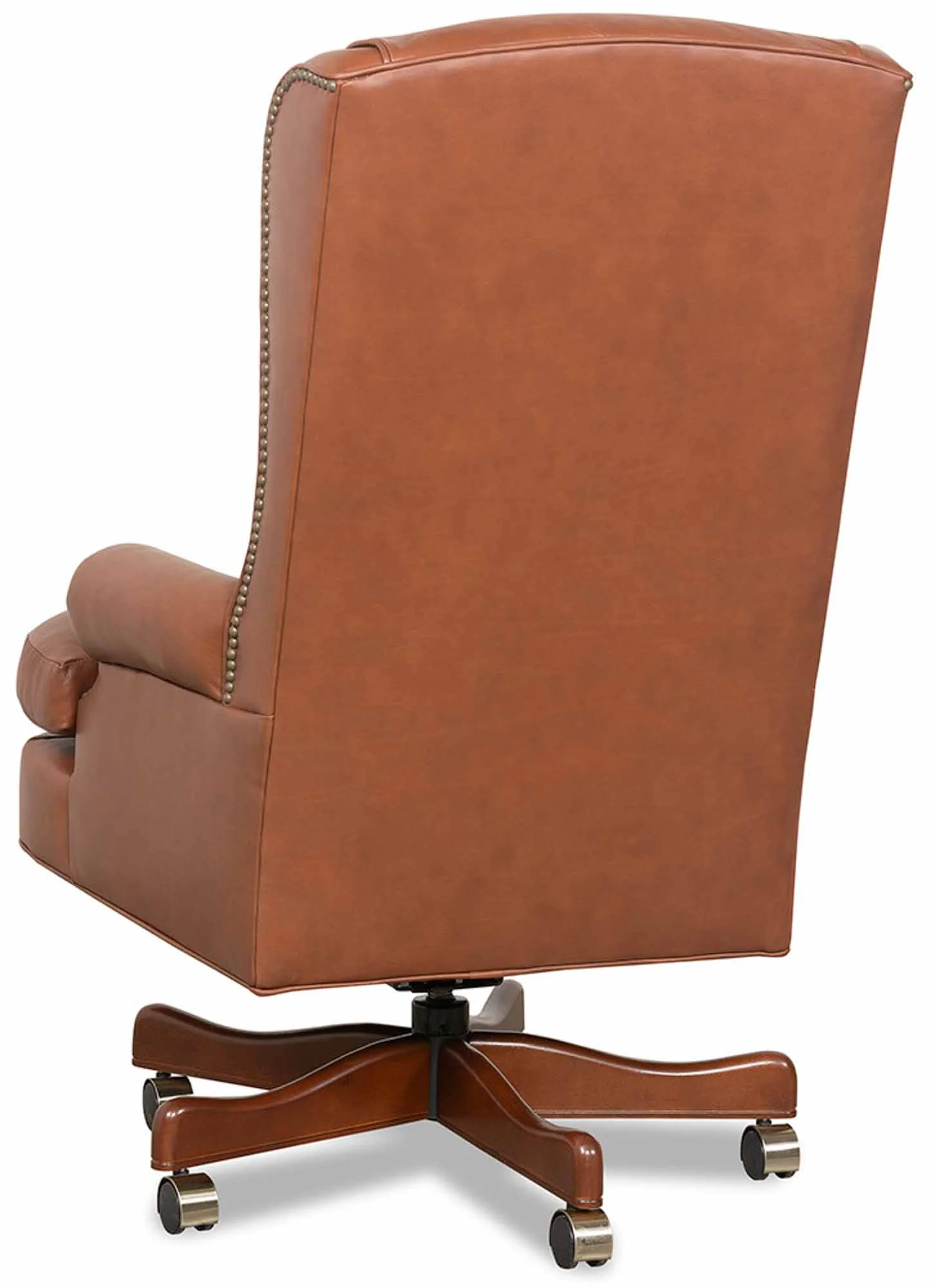 Kincaid Tufted Leather Swivel Tilt Chair - Image 4