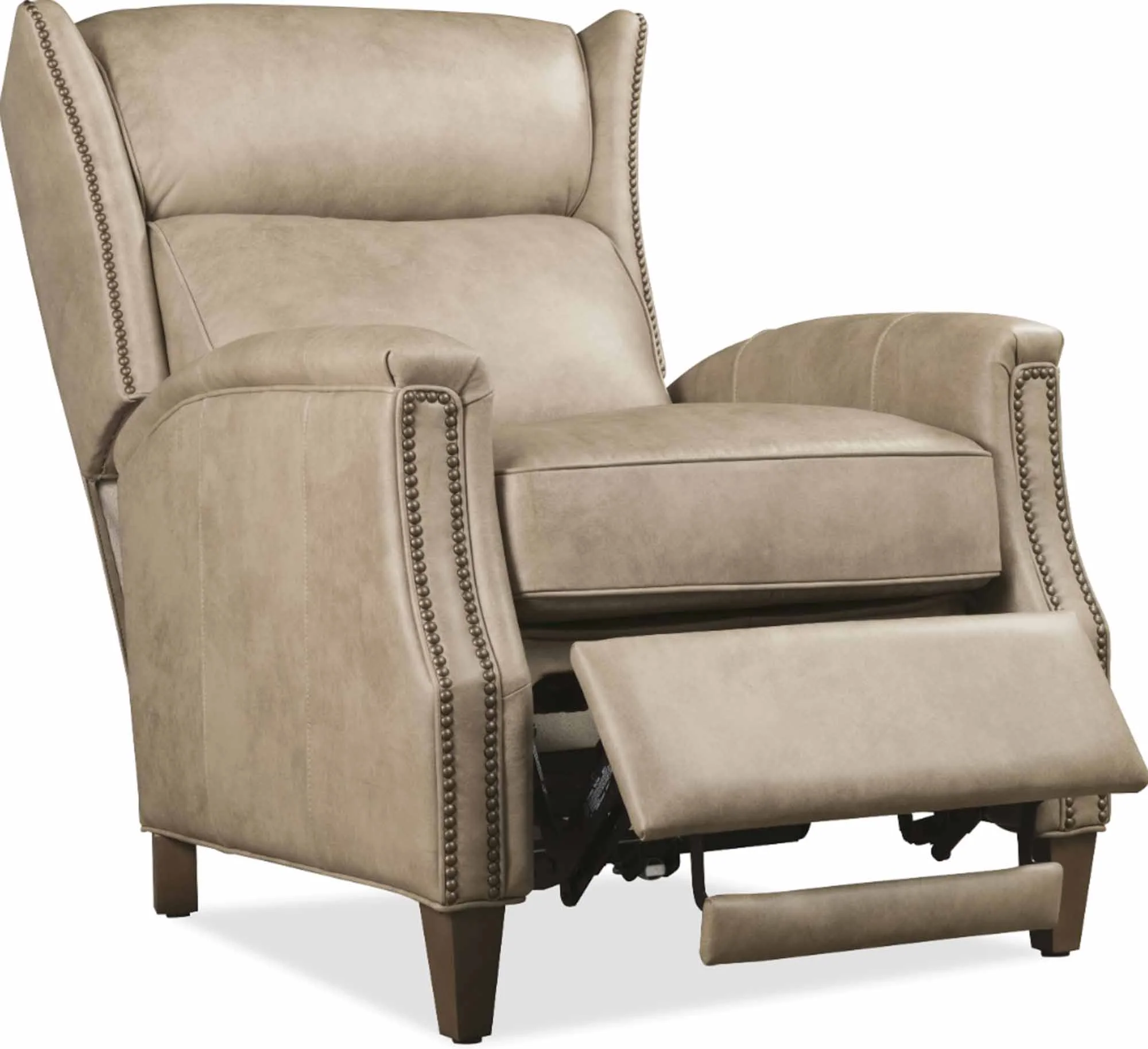 Lansing Leather Power Recliner With Articulating Headrest - Image 6