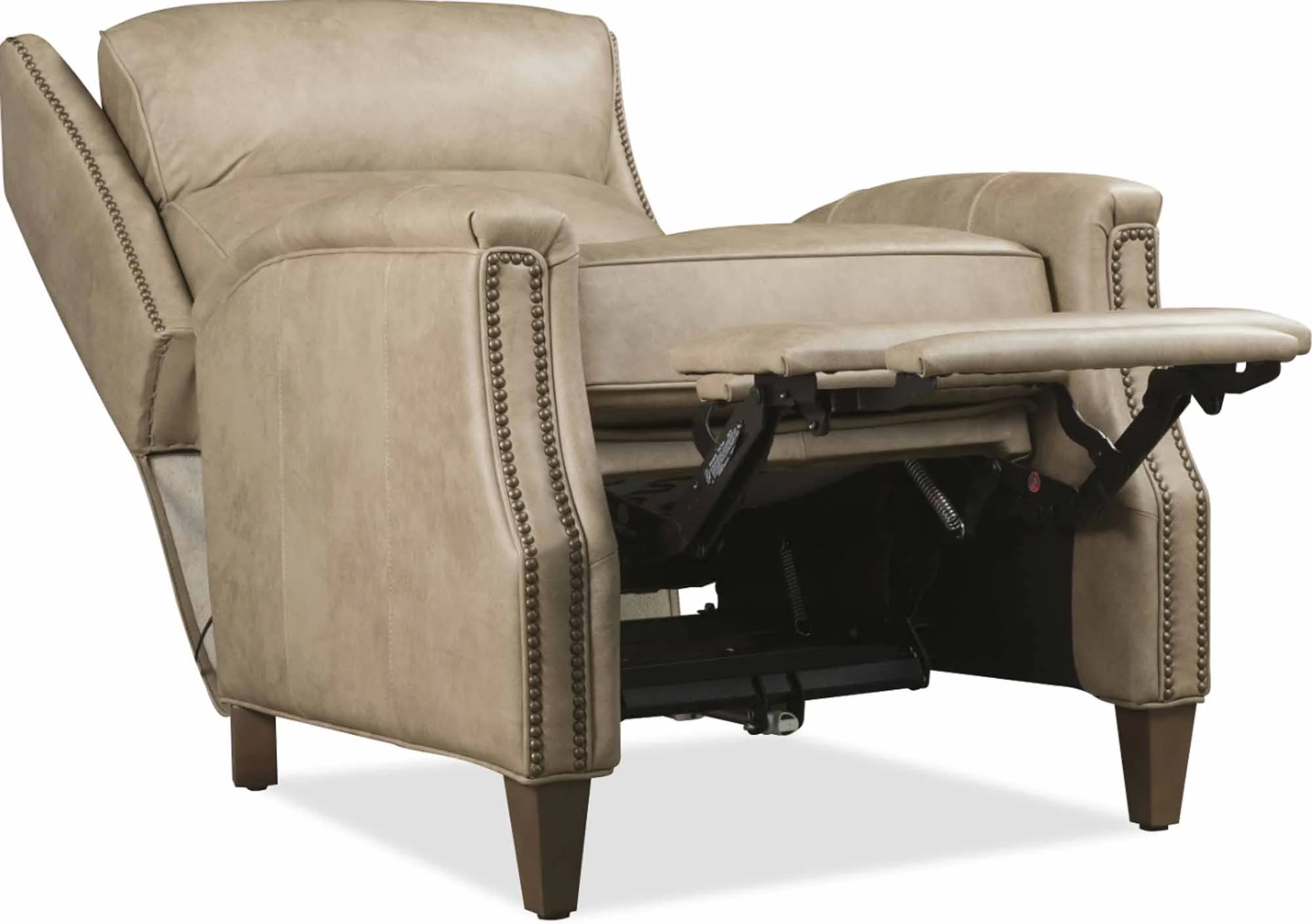 Lansing Leather Power Recliner With Articulating Headrest - Image 7