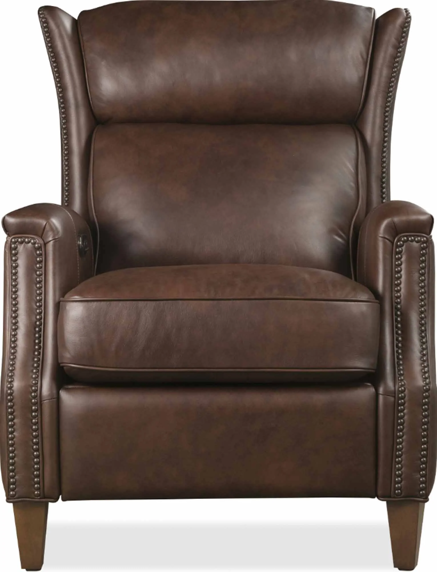 Lansing Leather Power Recliner With Articulating Headrest In Brown - Image 2