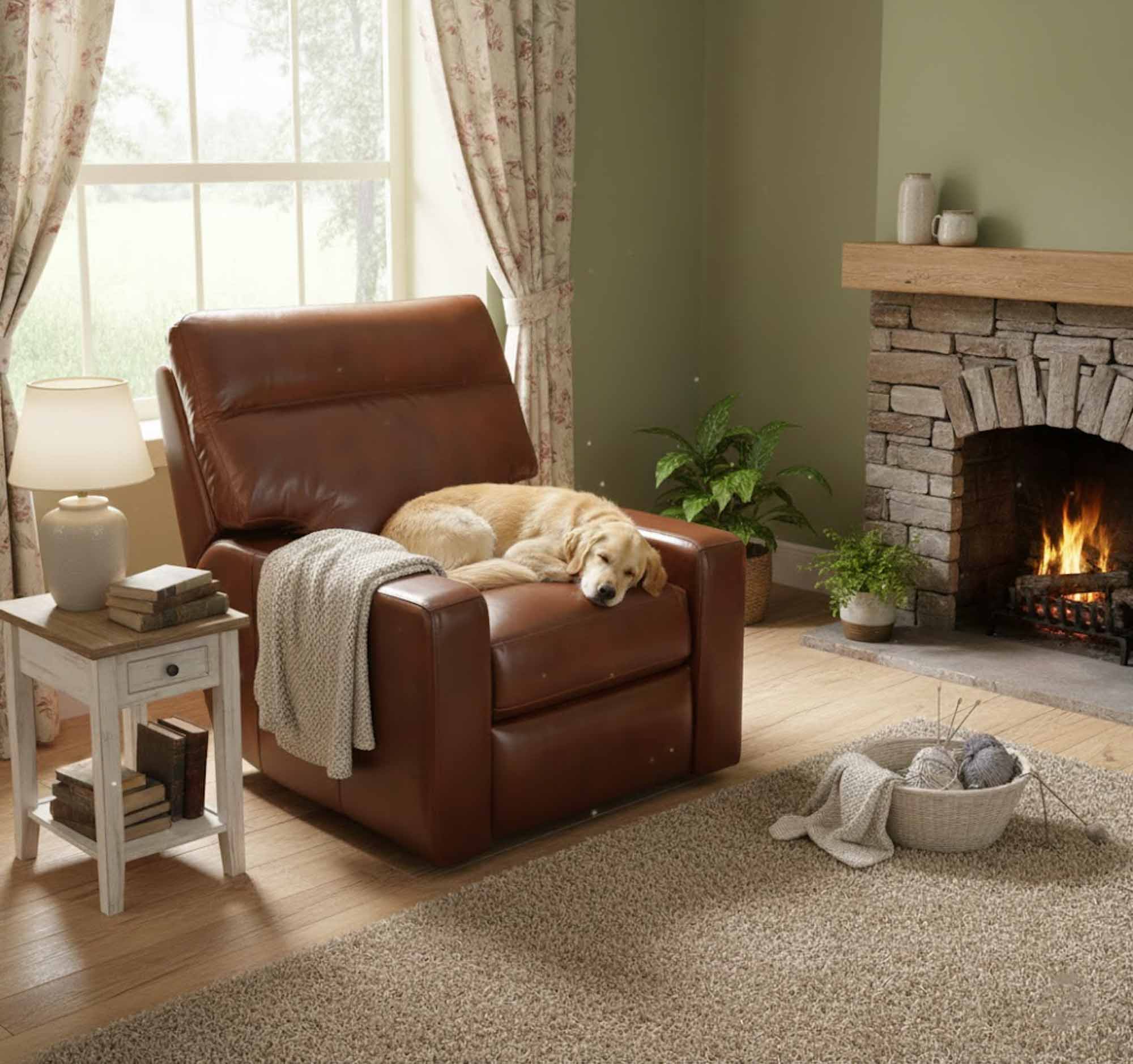 Lennox Leather Recliner - Image 2