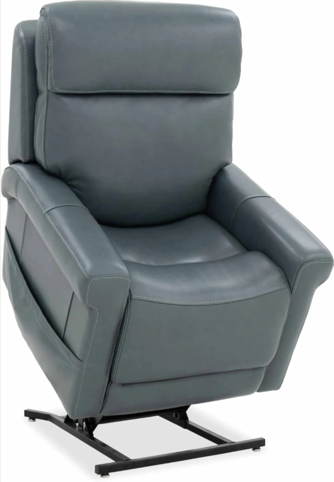 Locke Leather Zero Gravity Power Recliner With Articulating Headrest And Lumbar - Image 4
